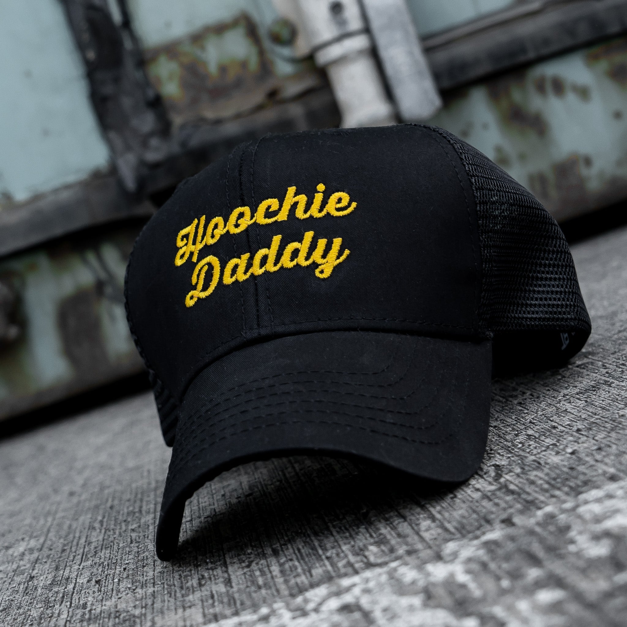 Hoochie Daddy Script Patch Snapback Hat