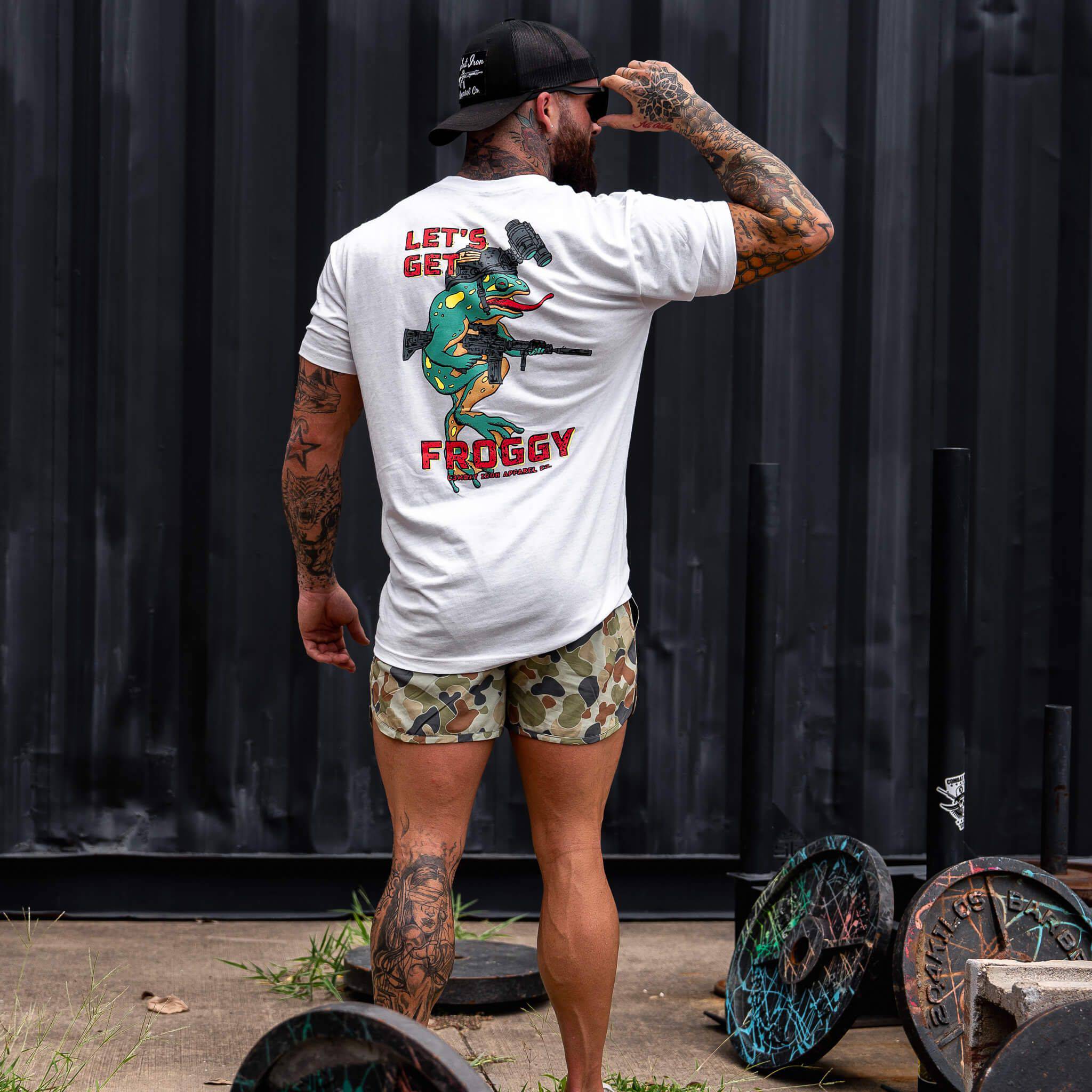 Let's Get Froggy Operator Style Men's T-Shirt