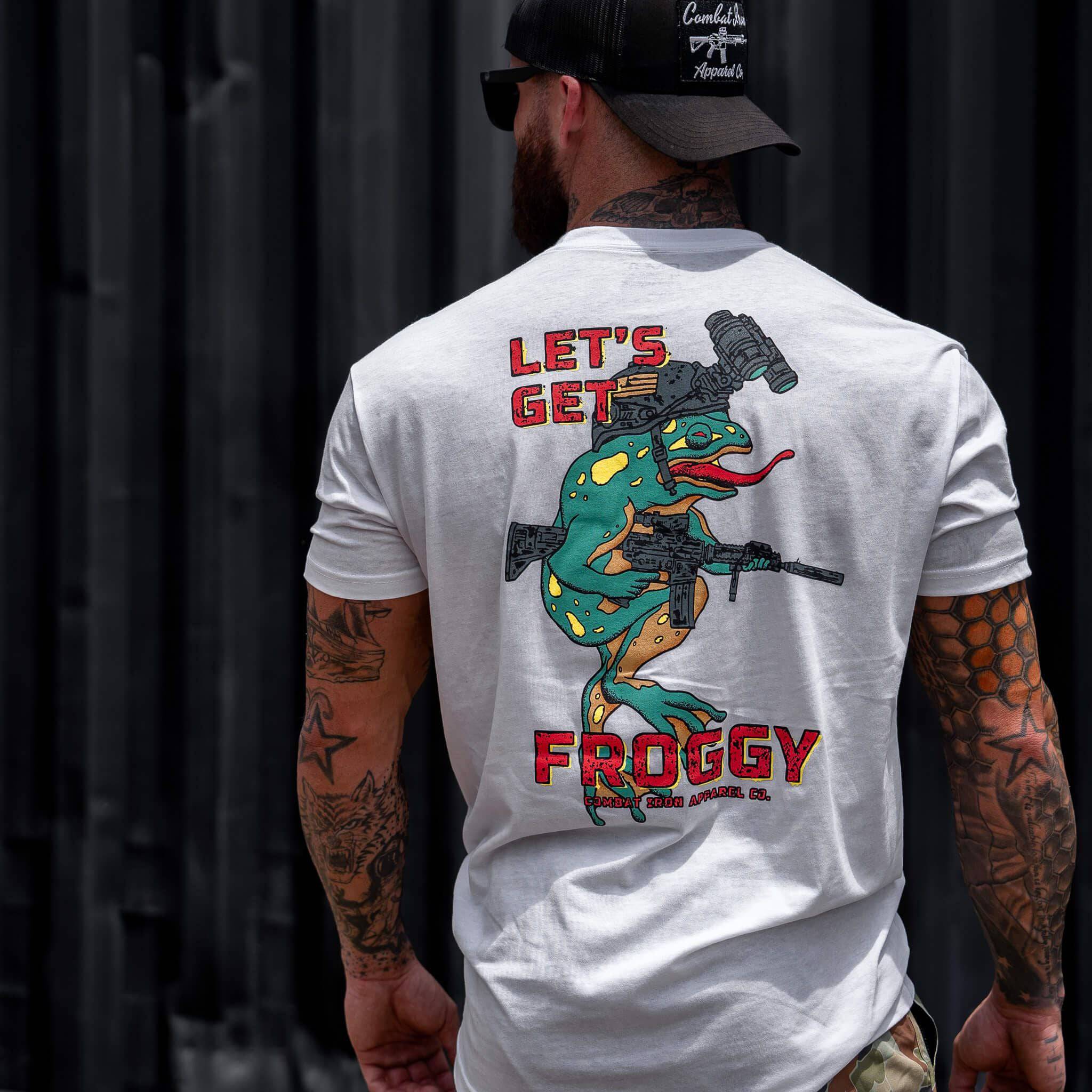 Let's Get Froggy Operator Style Men's T-Shirt