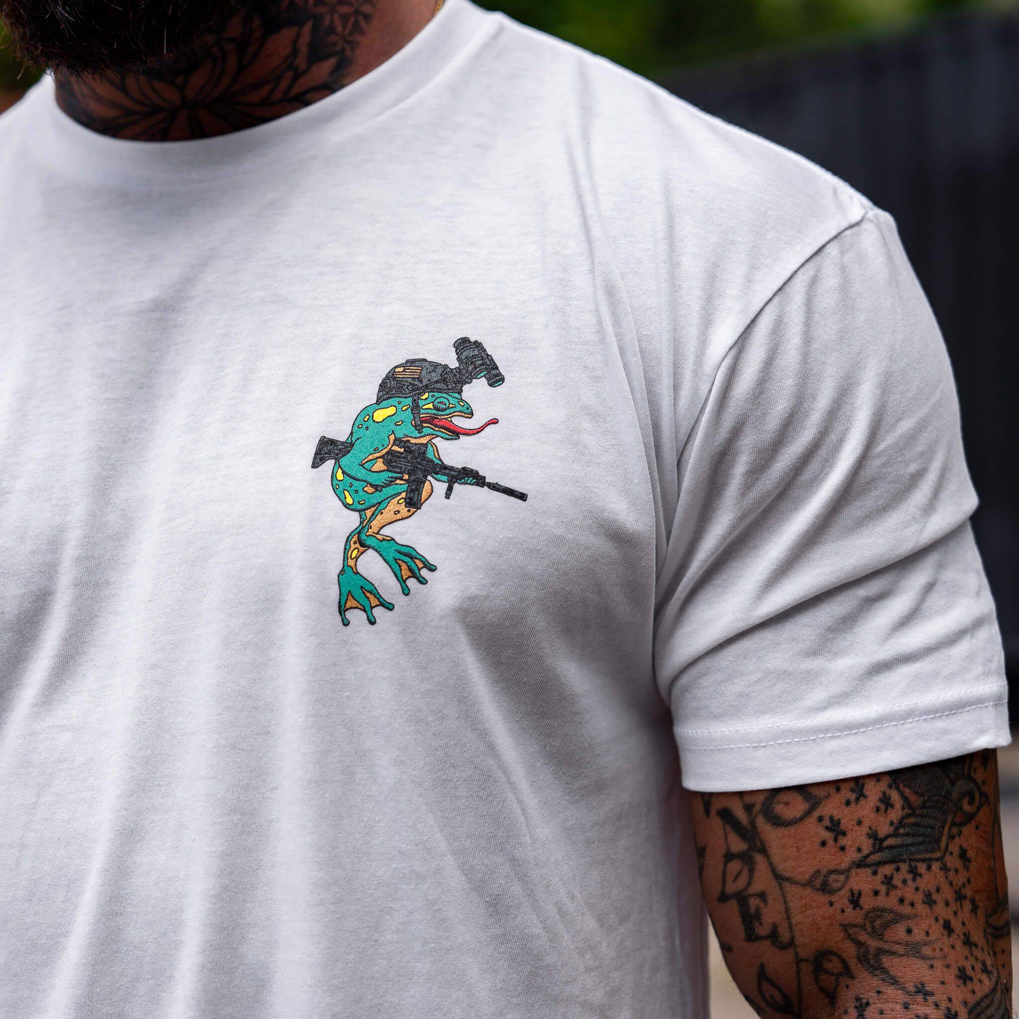 Let's Get Froggy Operator Style Men's T-Shirt