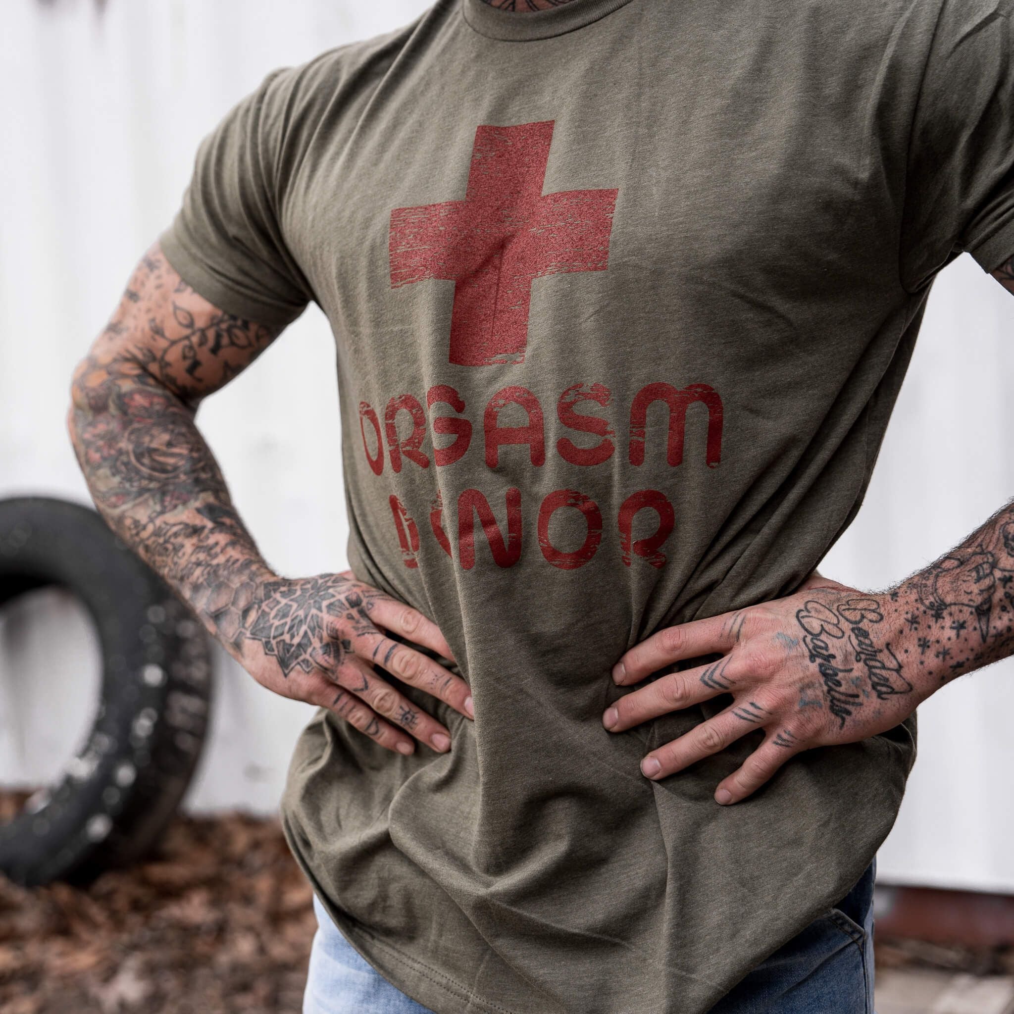 Orgasmusspender Herren-T-Shirt