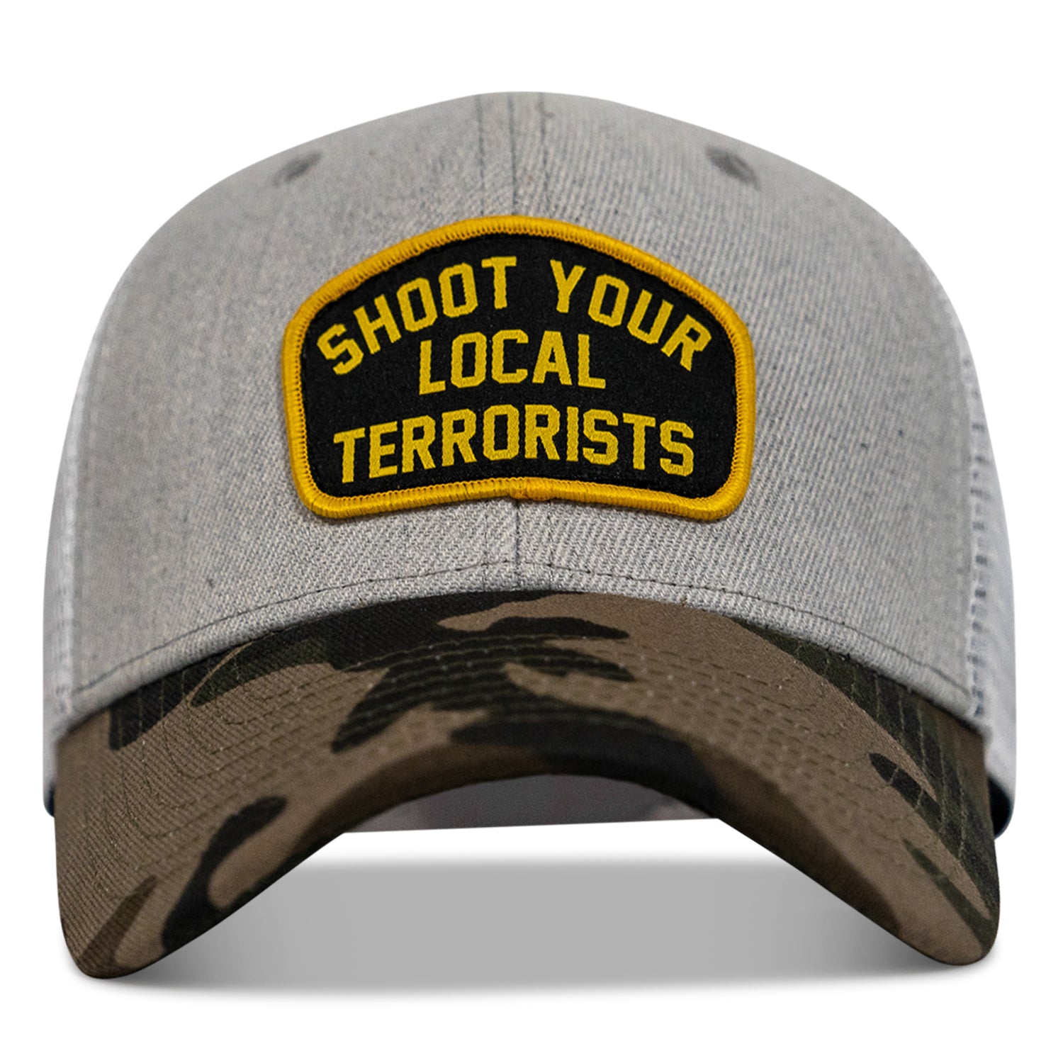 Shoot Your Local Terrorists Aufnäher Snapback-Kappe