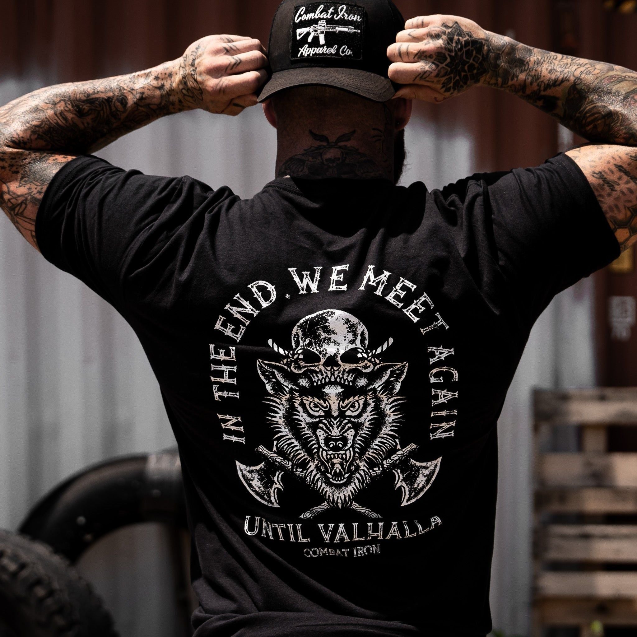 Am Ende treffen wir uns wieder | Unit Valhalla Herren T-Shirt