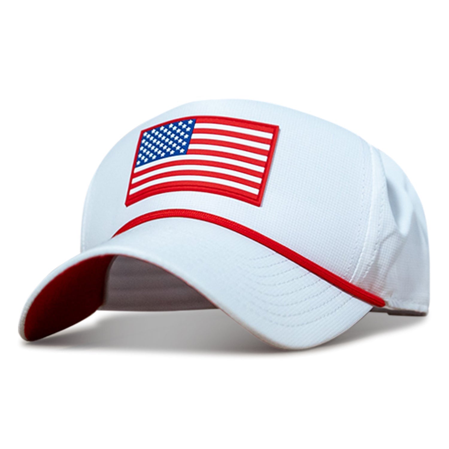 USA Flag Patch Weekender Style Performance Snapback Cap