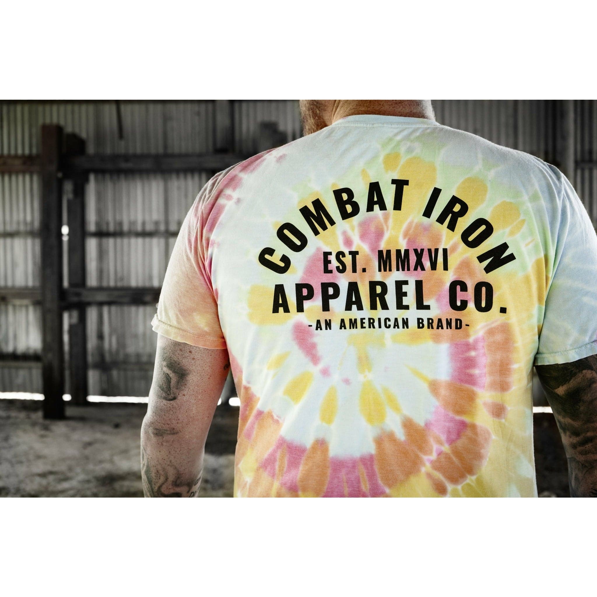 Arched Combat Iron Men's T-Shirt
