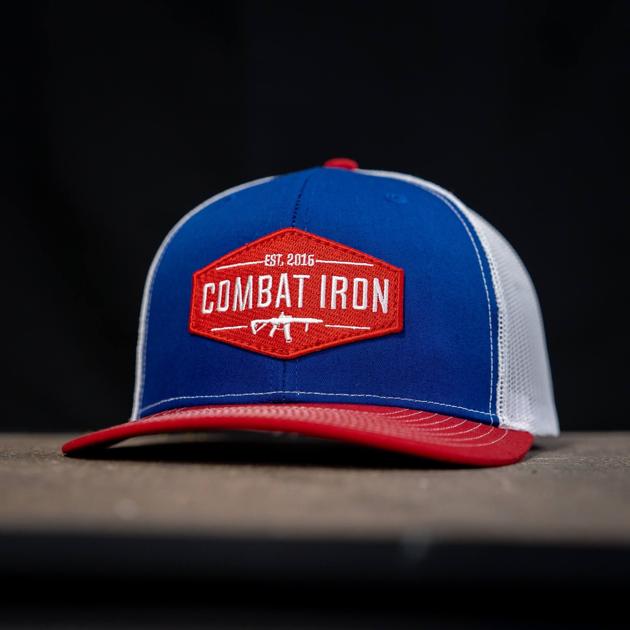 Original AR Red Patch Mid-Profile Mesh Snapback Cap