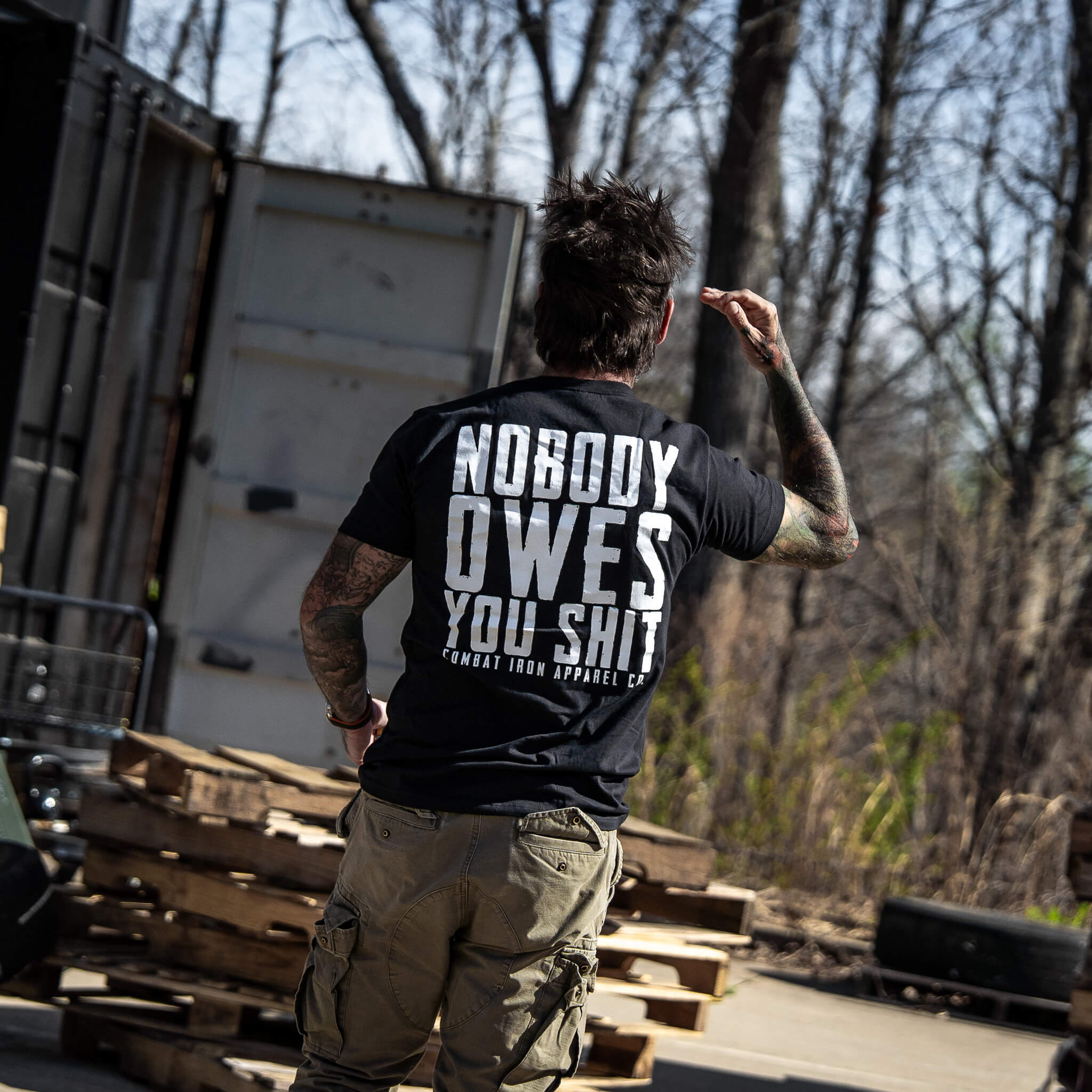 NOBODY OWES YOU Men's T-Shirt