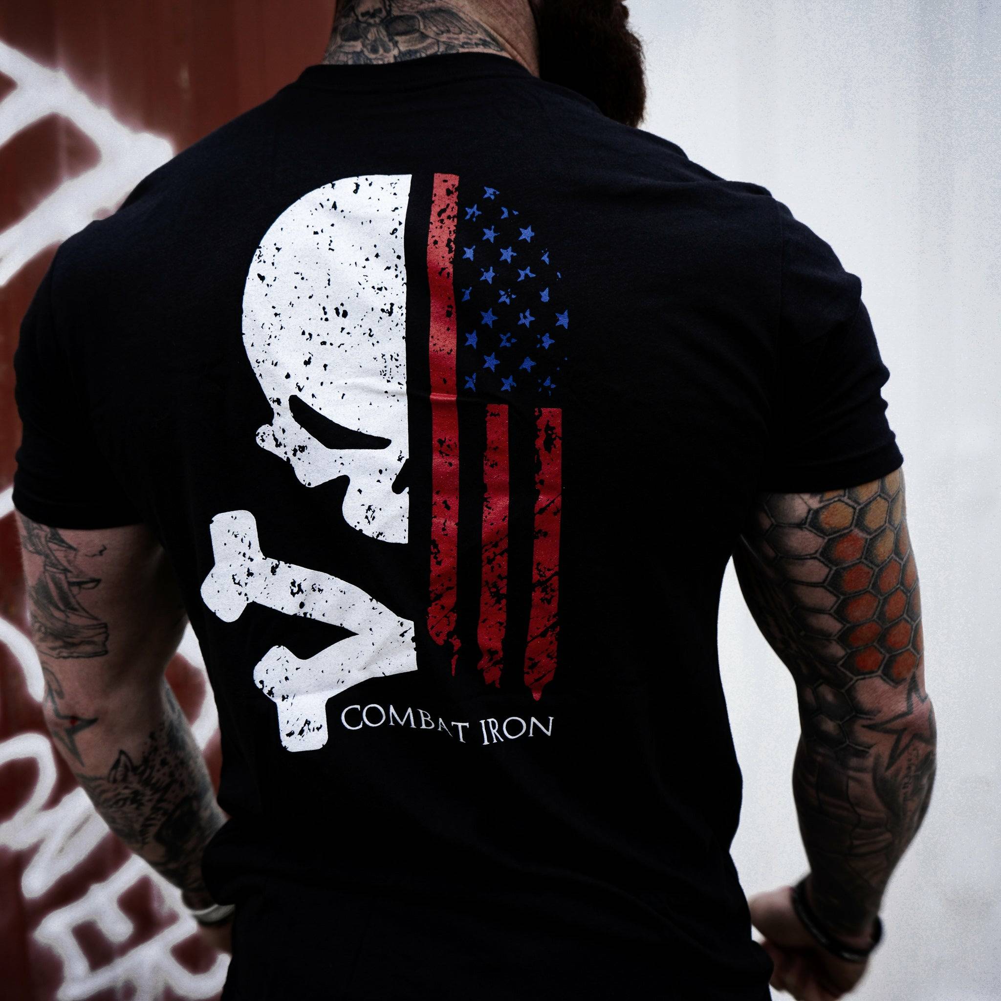 Liberty Skull USA Edition Men's T-Shirt