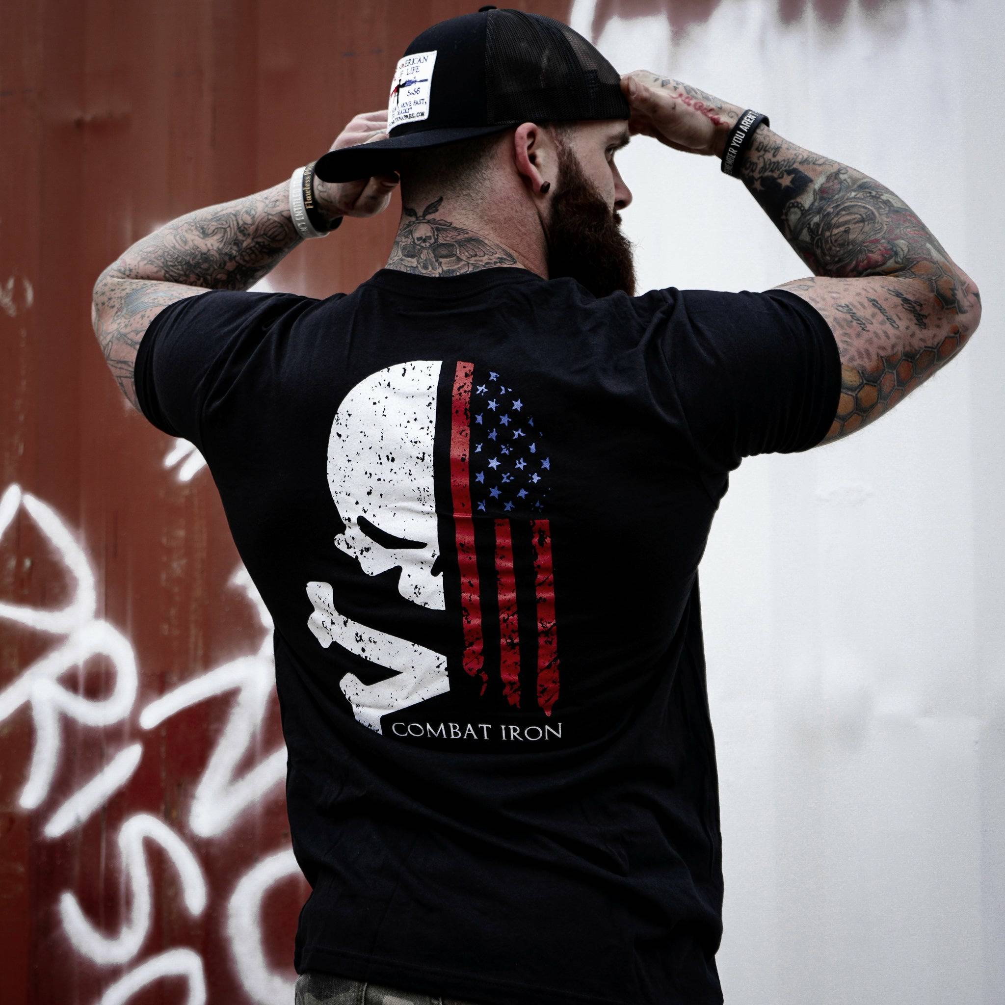 Liberty Skull USA Edition Men's T-Shirt