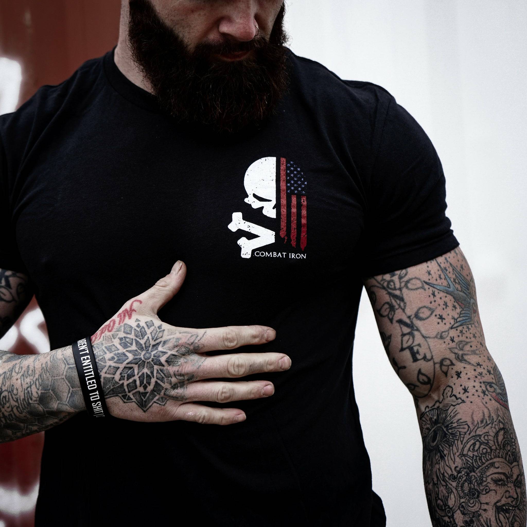 Liberty Skull USA Edition Men's T-Shirt