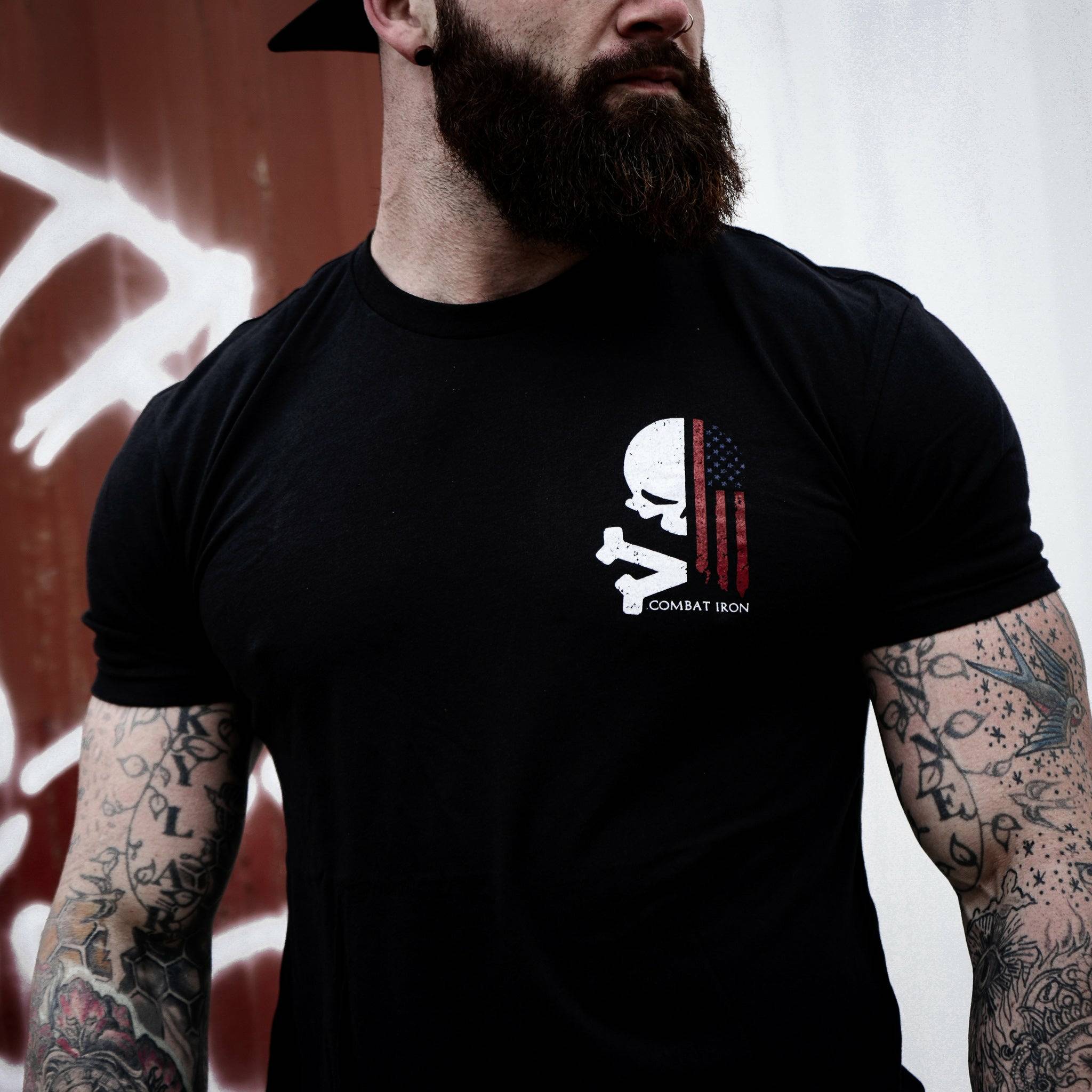 Liberty Skull USA Edition Men's T-Shirt