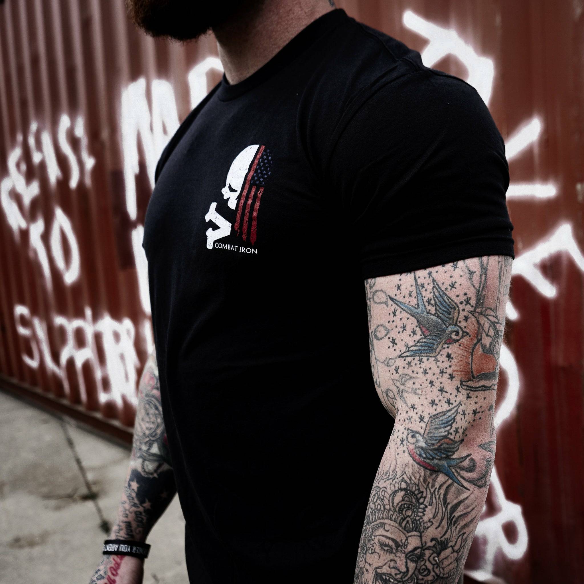 Liberty Skull USA Edition Men's T-Shirt