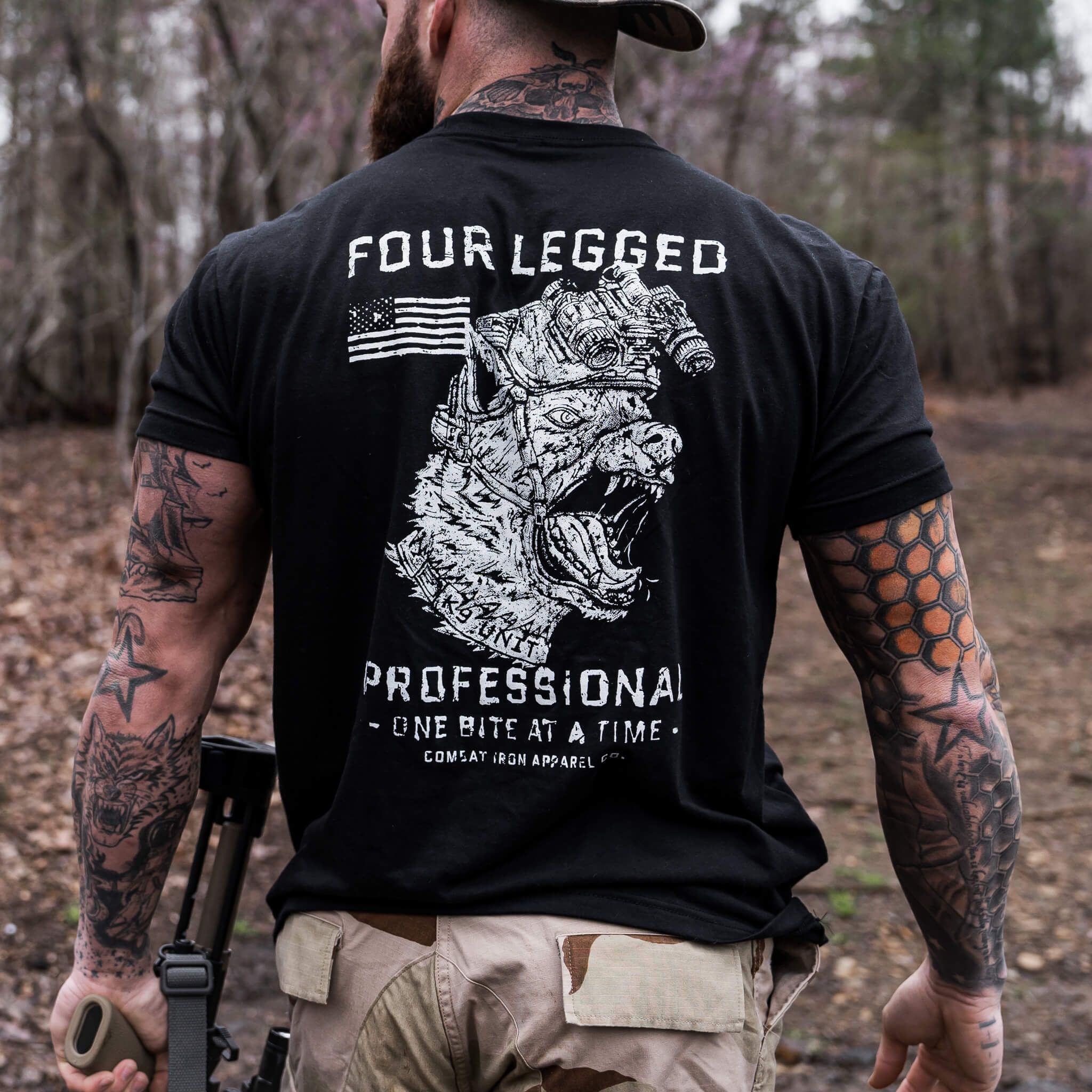 Four Legged Professional K9 Dog Training Men's T-Shirt