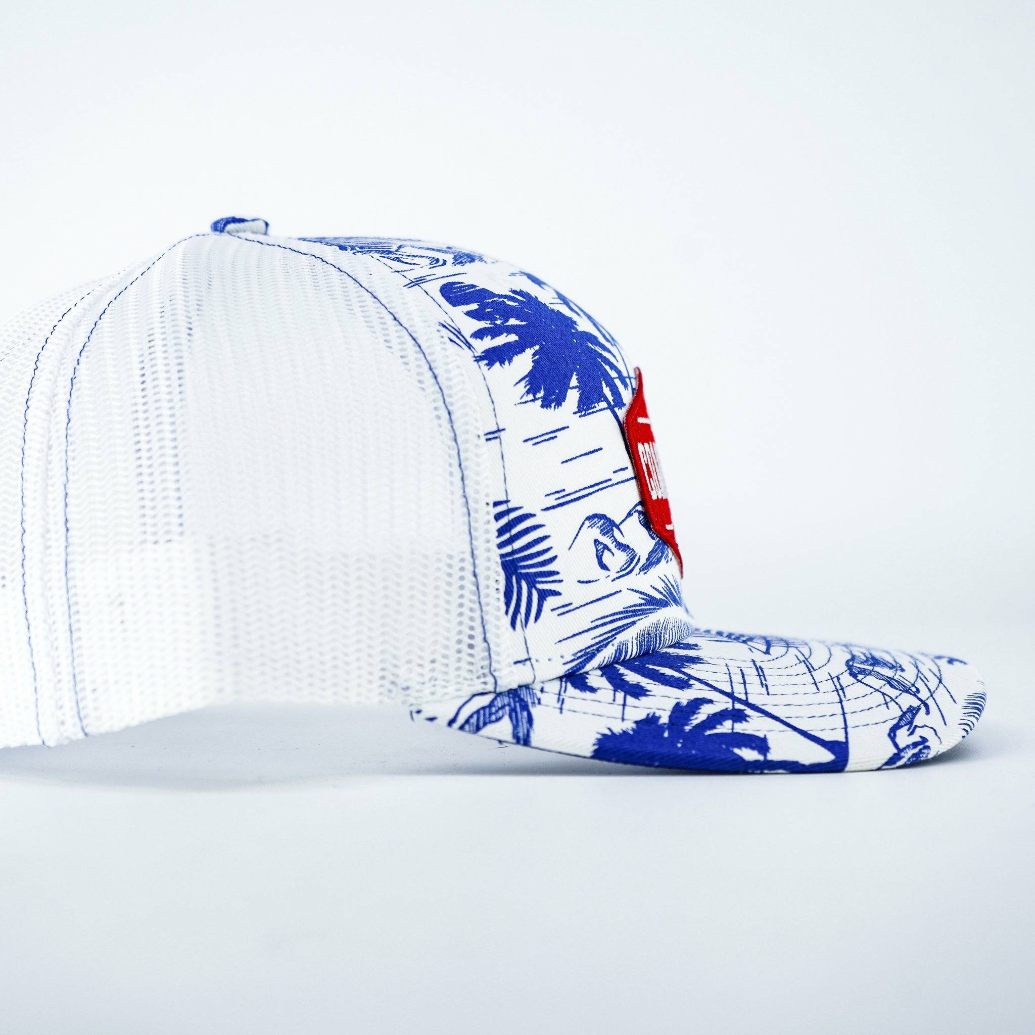 Original AR Red Patch Mid-Profile Mesh Snapback Cap