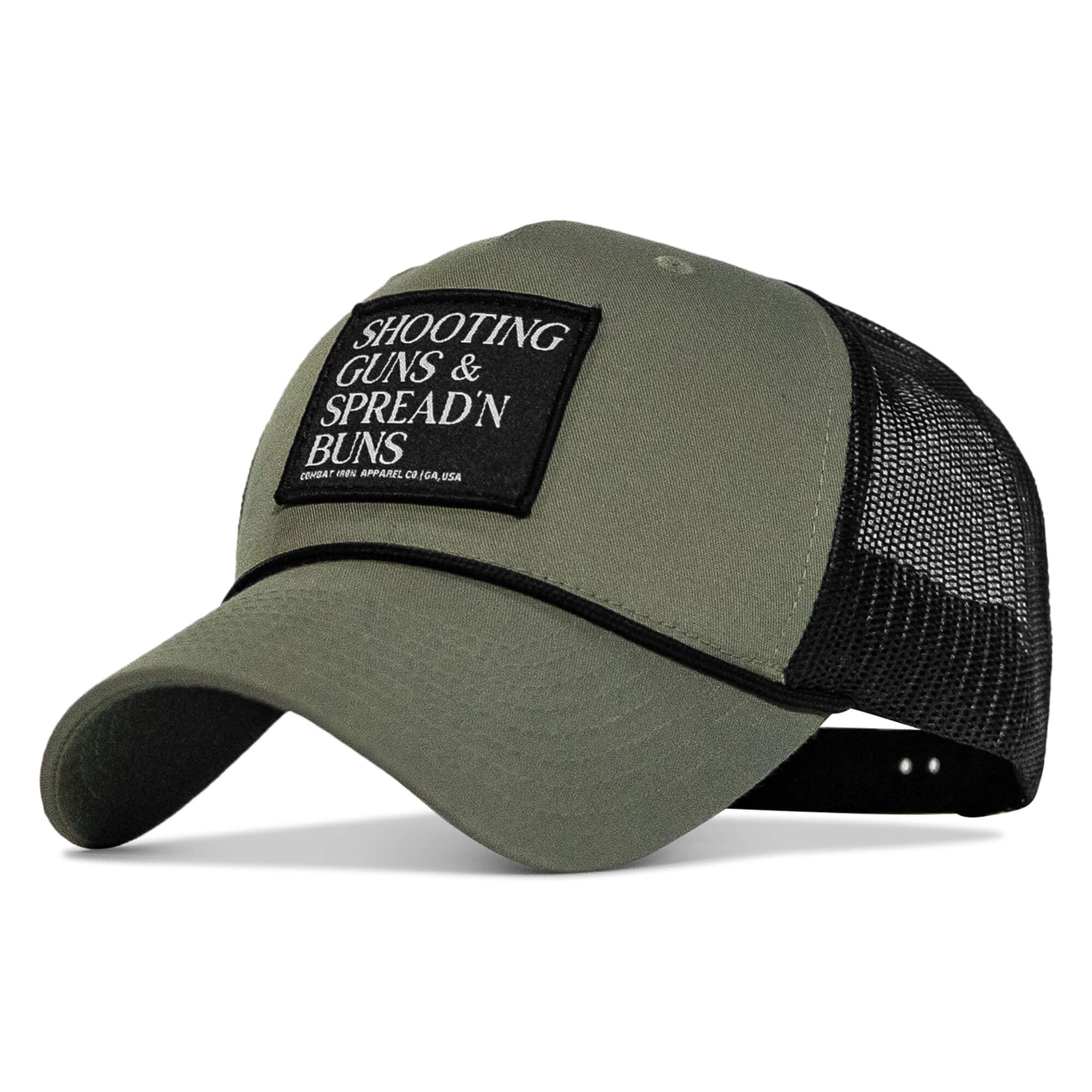Shooting Guns & Spread'n Buns Patch Rope Snapback Hat