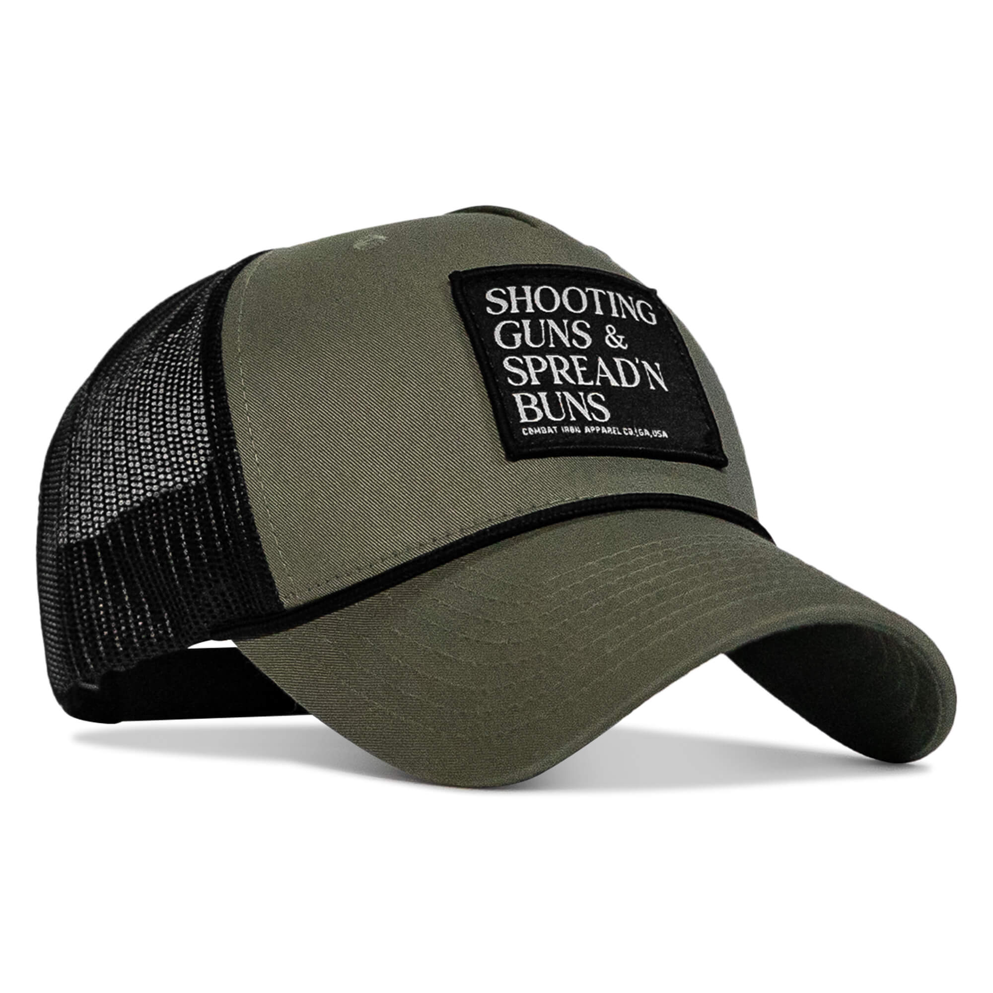 Shooting Guns & Spread'n Buns Patch Rope Snapback Hat