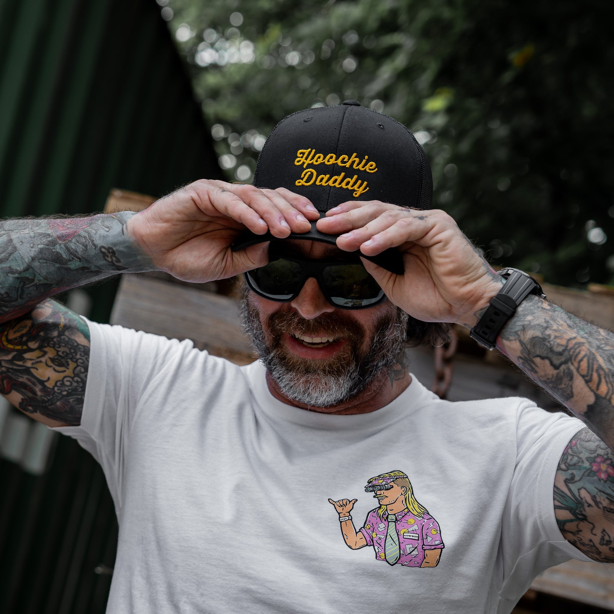 Hoochie Daddy Script Patch Snapback Hat