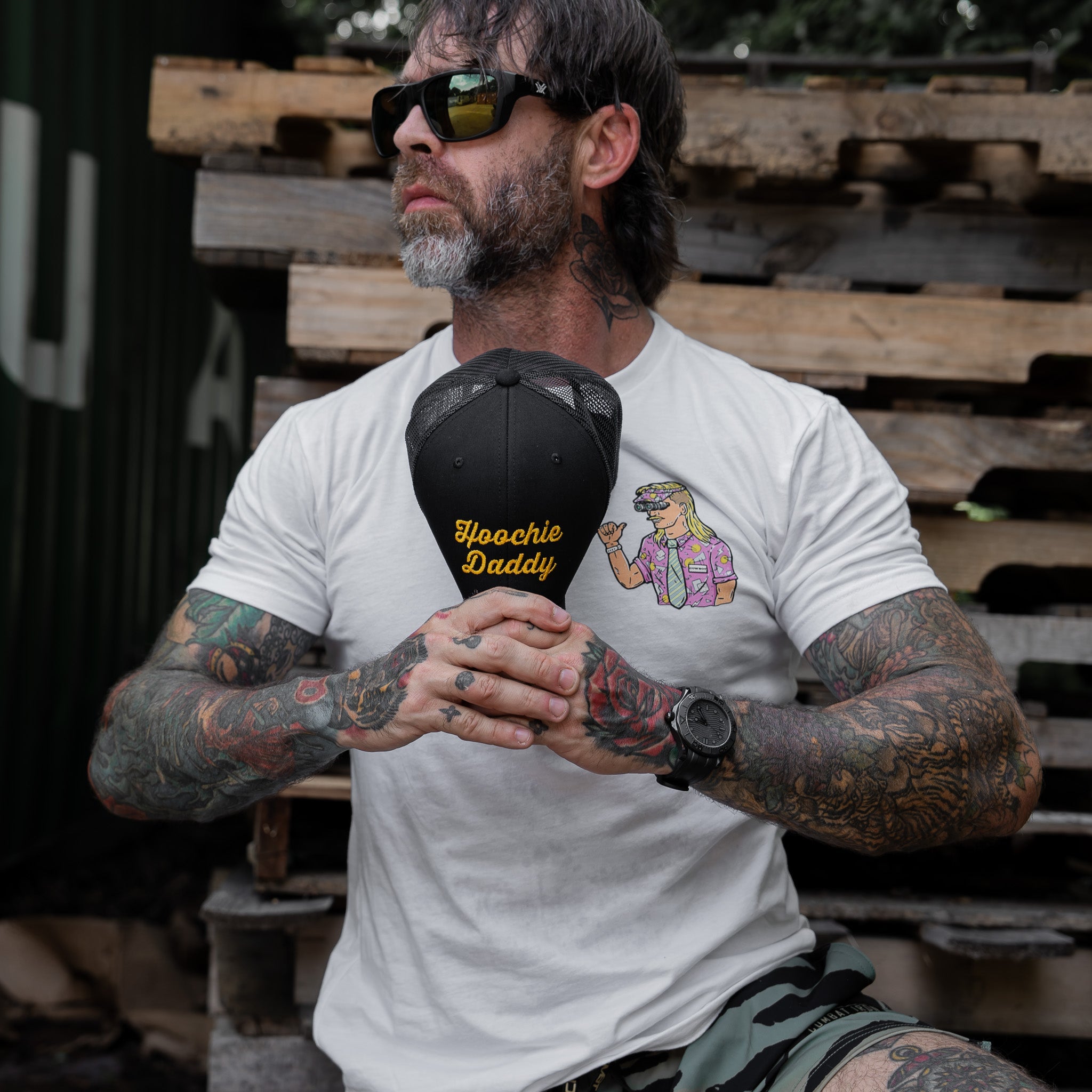 Hoochie Daddy Script Patch Snapback Hat