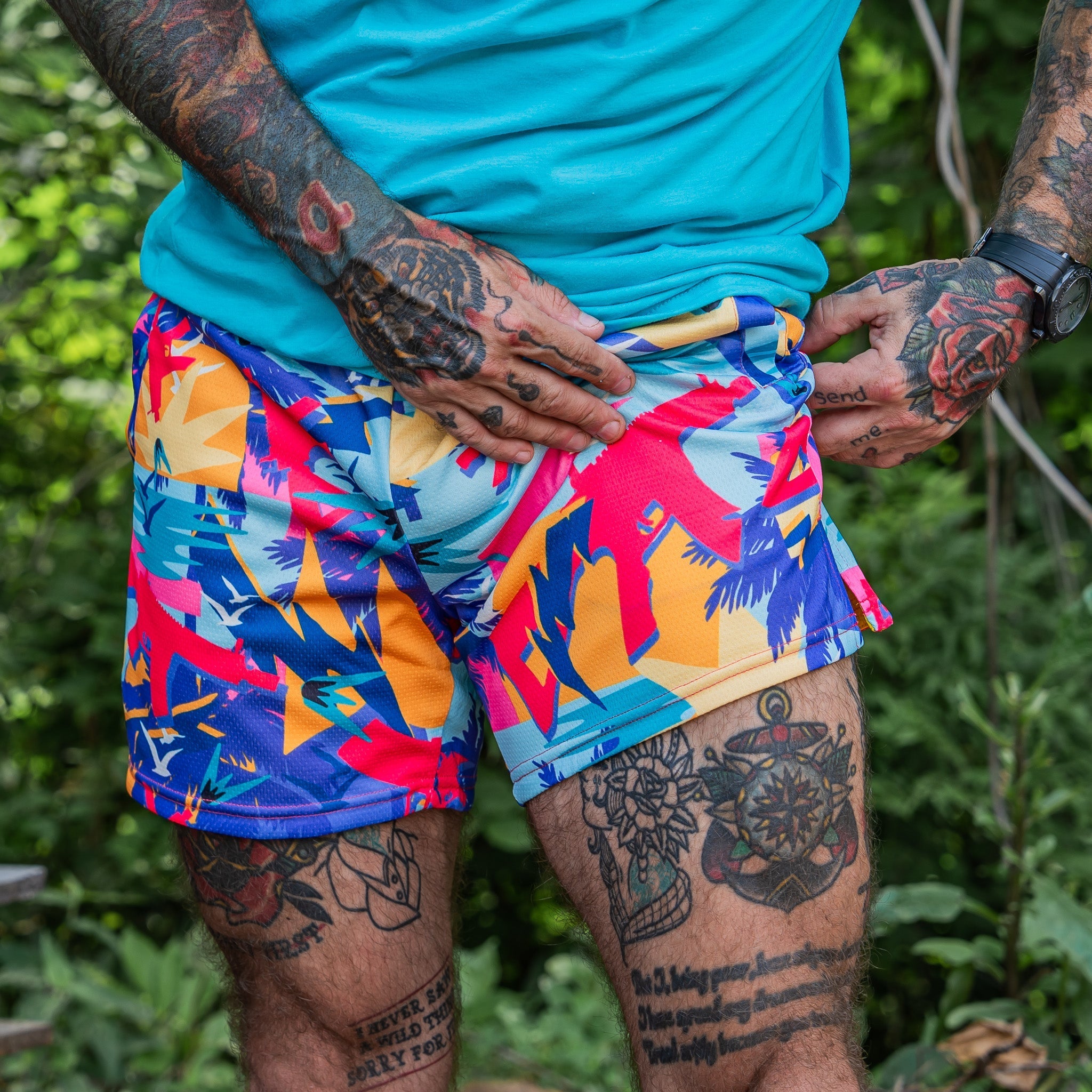 Herren Mesh-Shorts „Hoochie Daddy“ | 5 Zoll