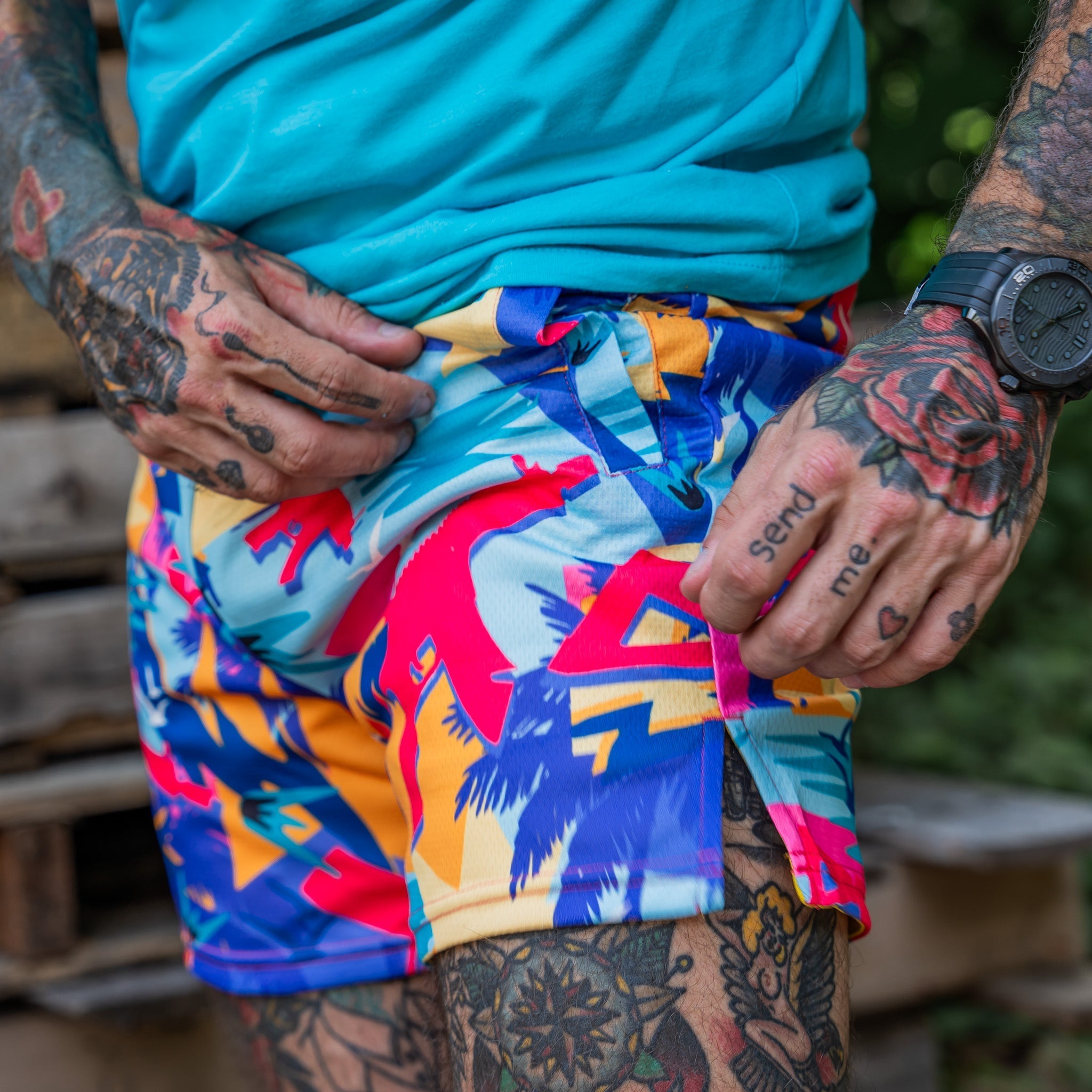Herren Mesh-Shorts „Hoochie Daddy“ | 5 Zoll