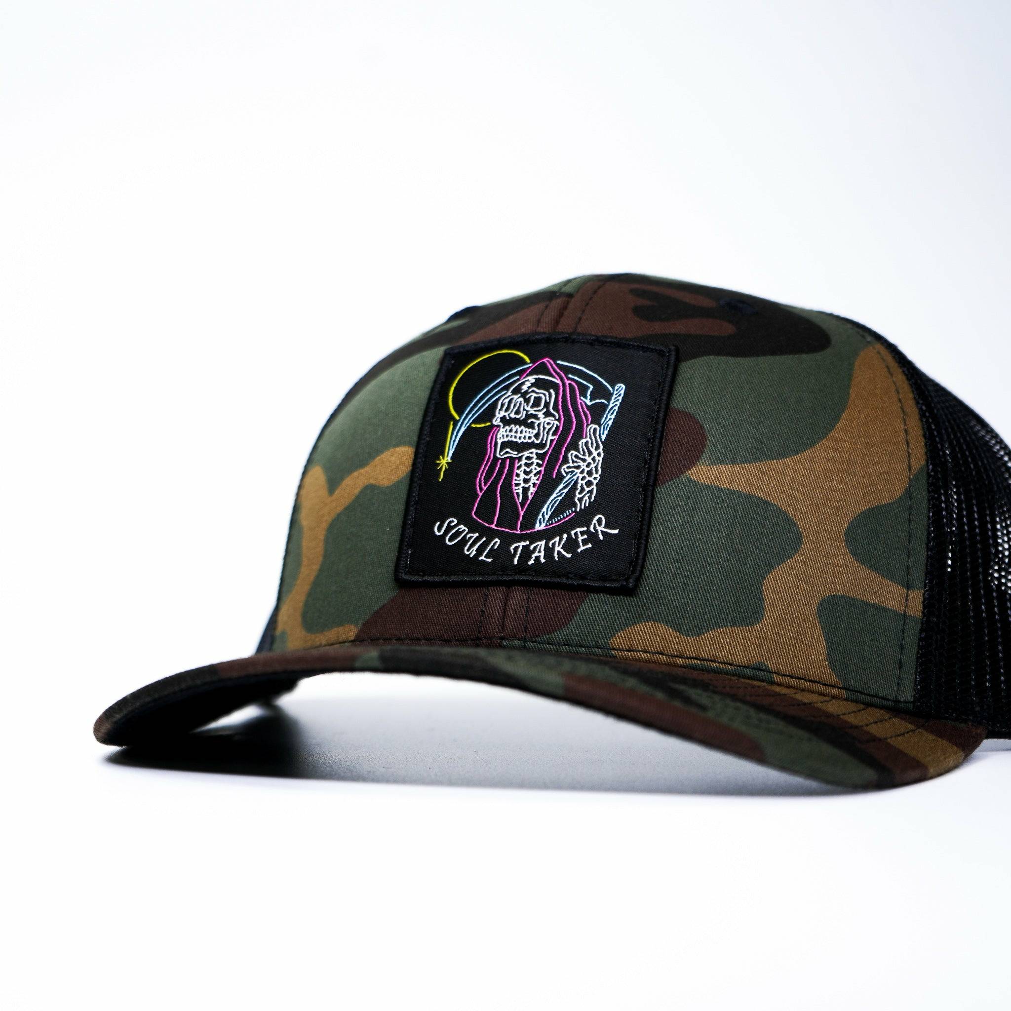 Soul Taker Reaper Patch Snapback Cap