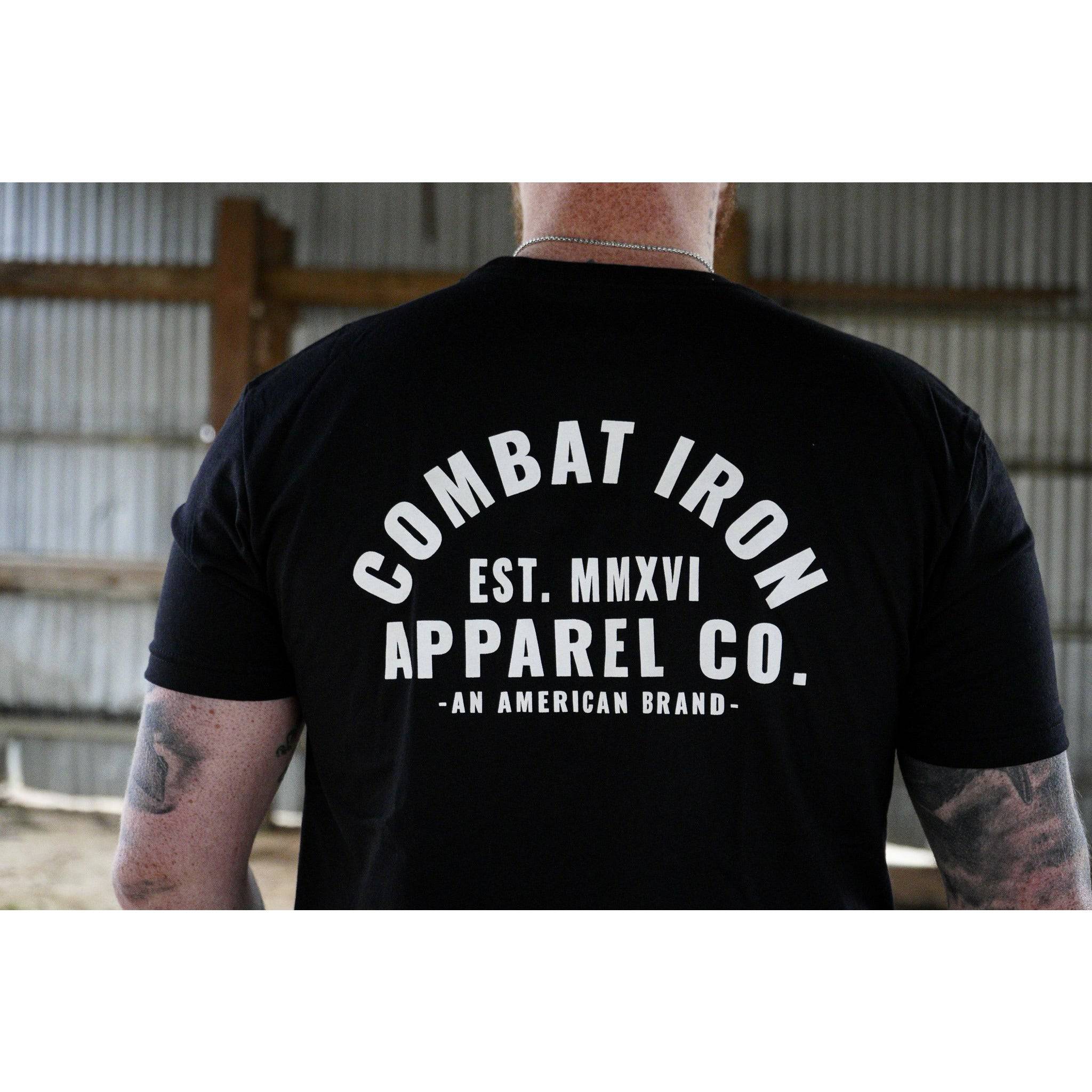 Arched Combat Iron Men's T-Shirt