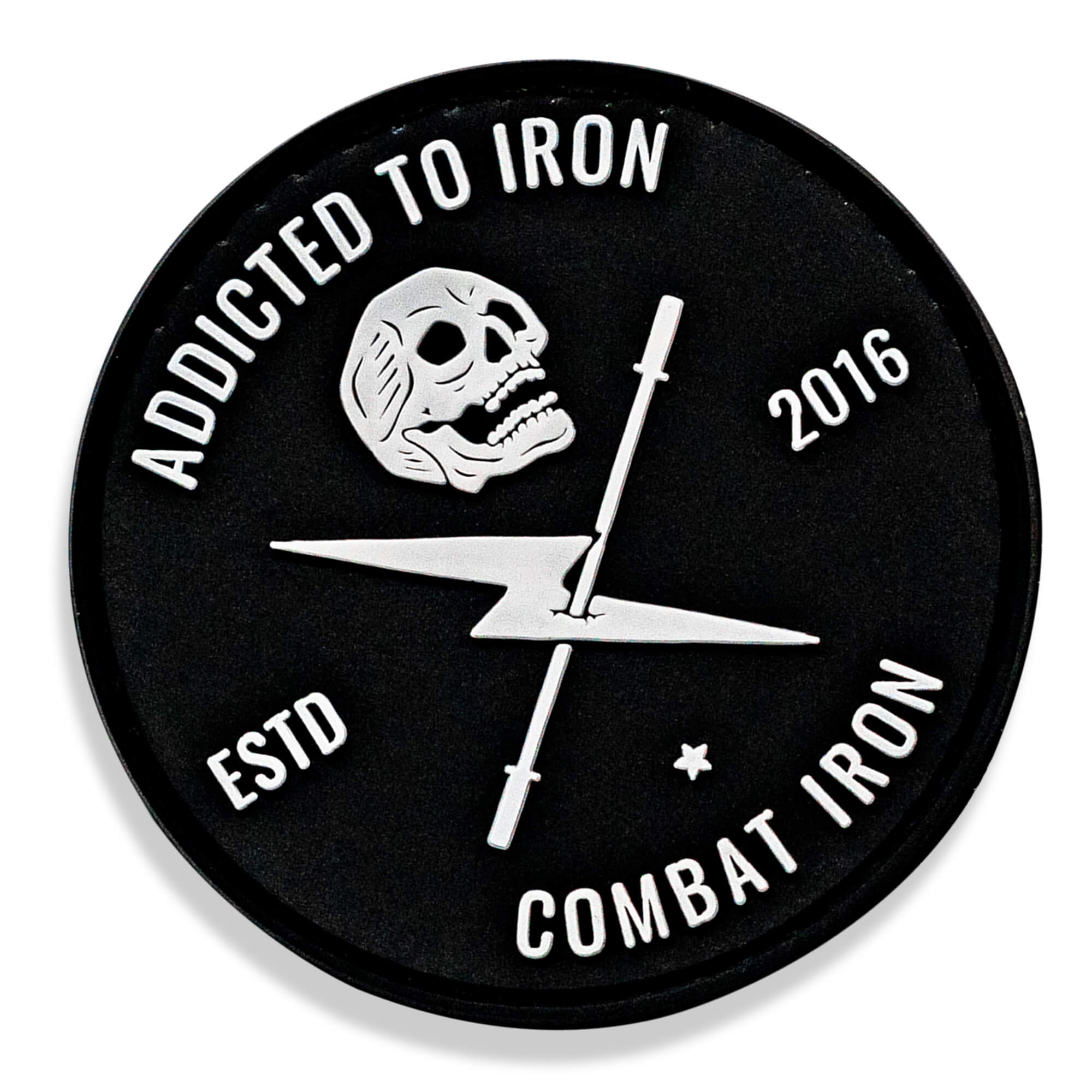 Addicted To Iron 3D PVC Patch