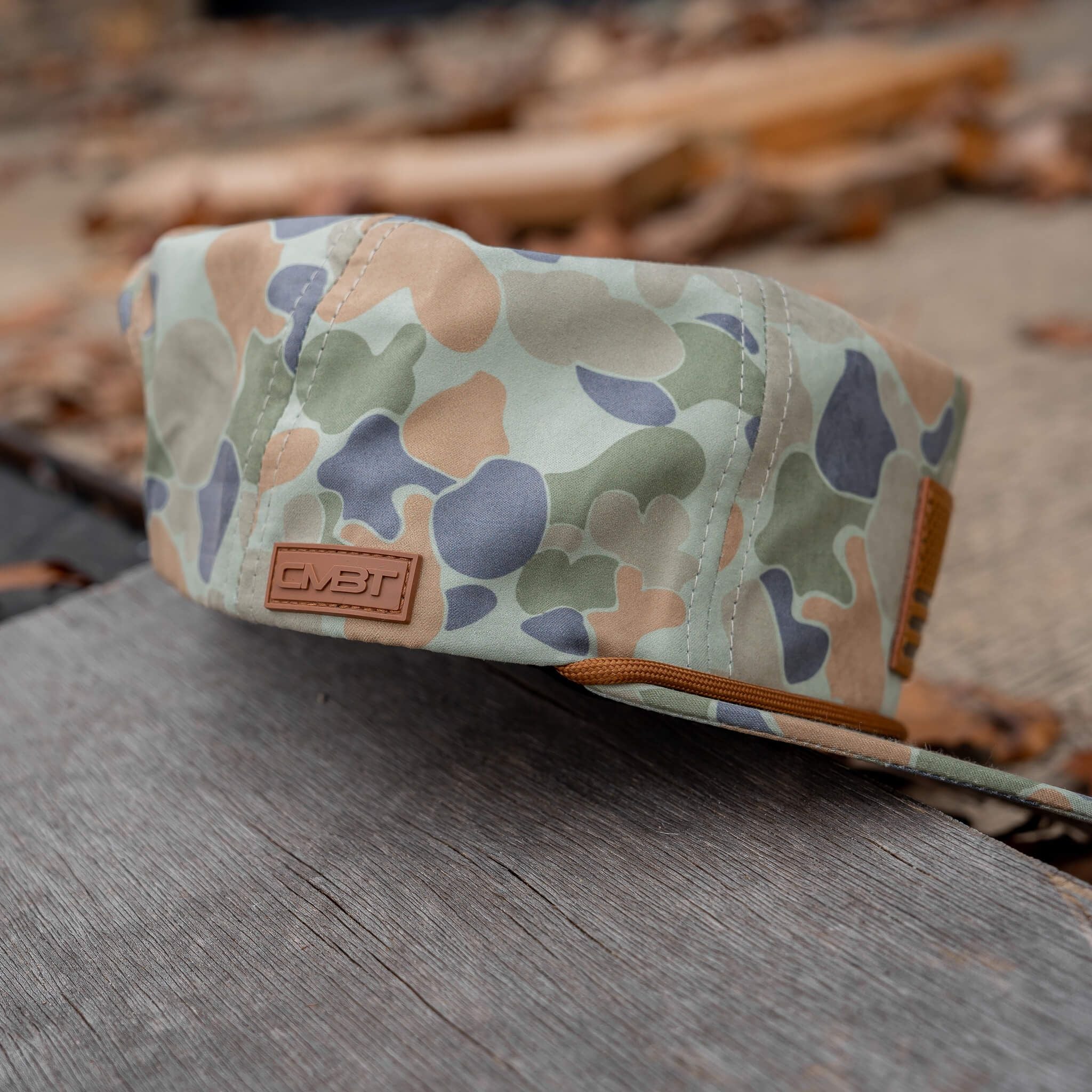 Amerikanische Flagge Leder-Patch Knautschbare Tau-Snapback-Kappe