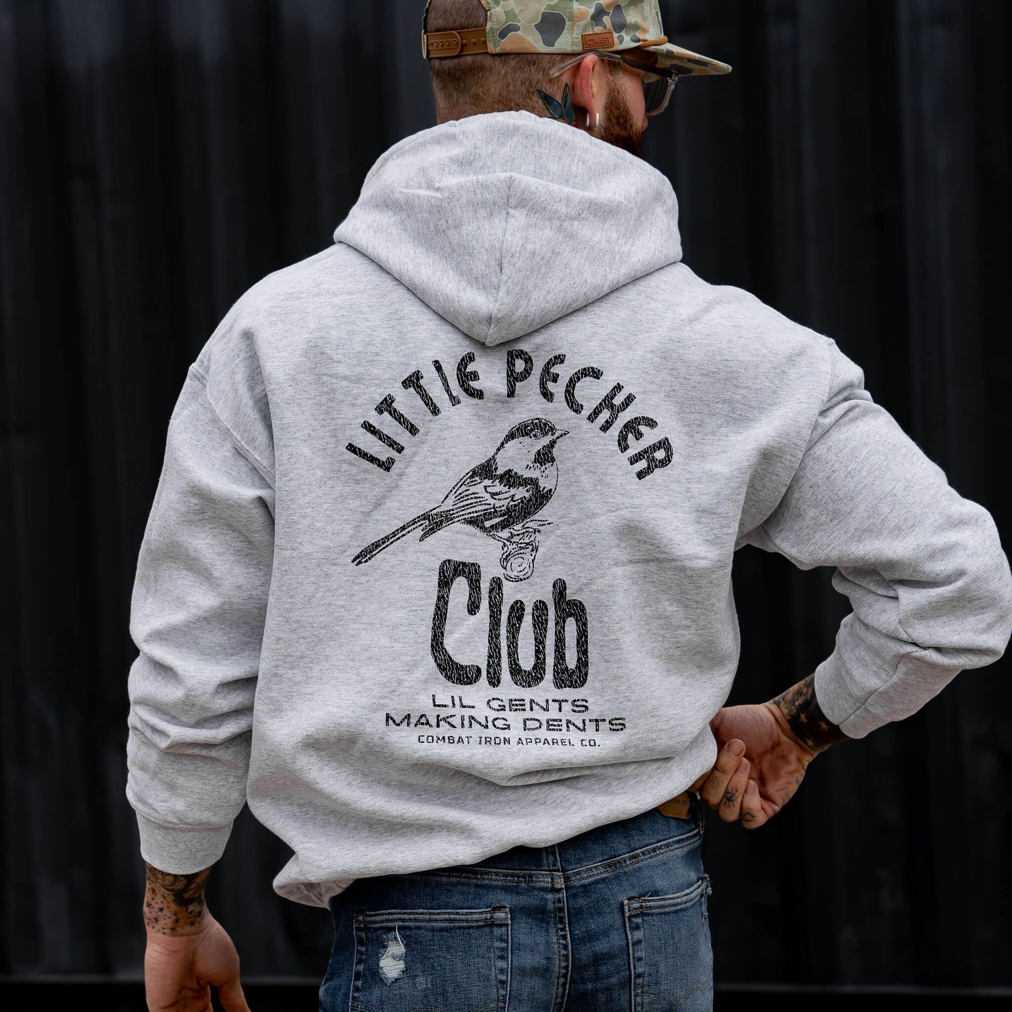 Little Pecker Club Fleece-gefütterter Hoodie
