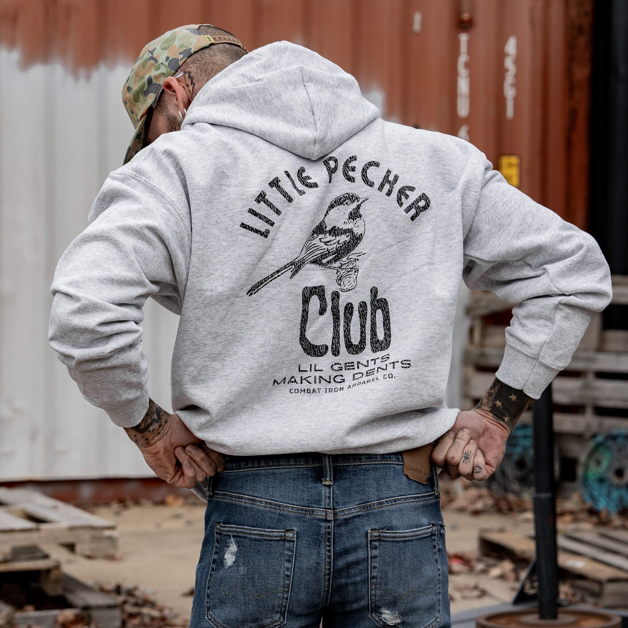 Little Pecker Club Fleece-gefütterter Hoodie
