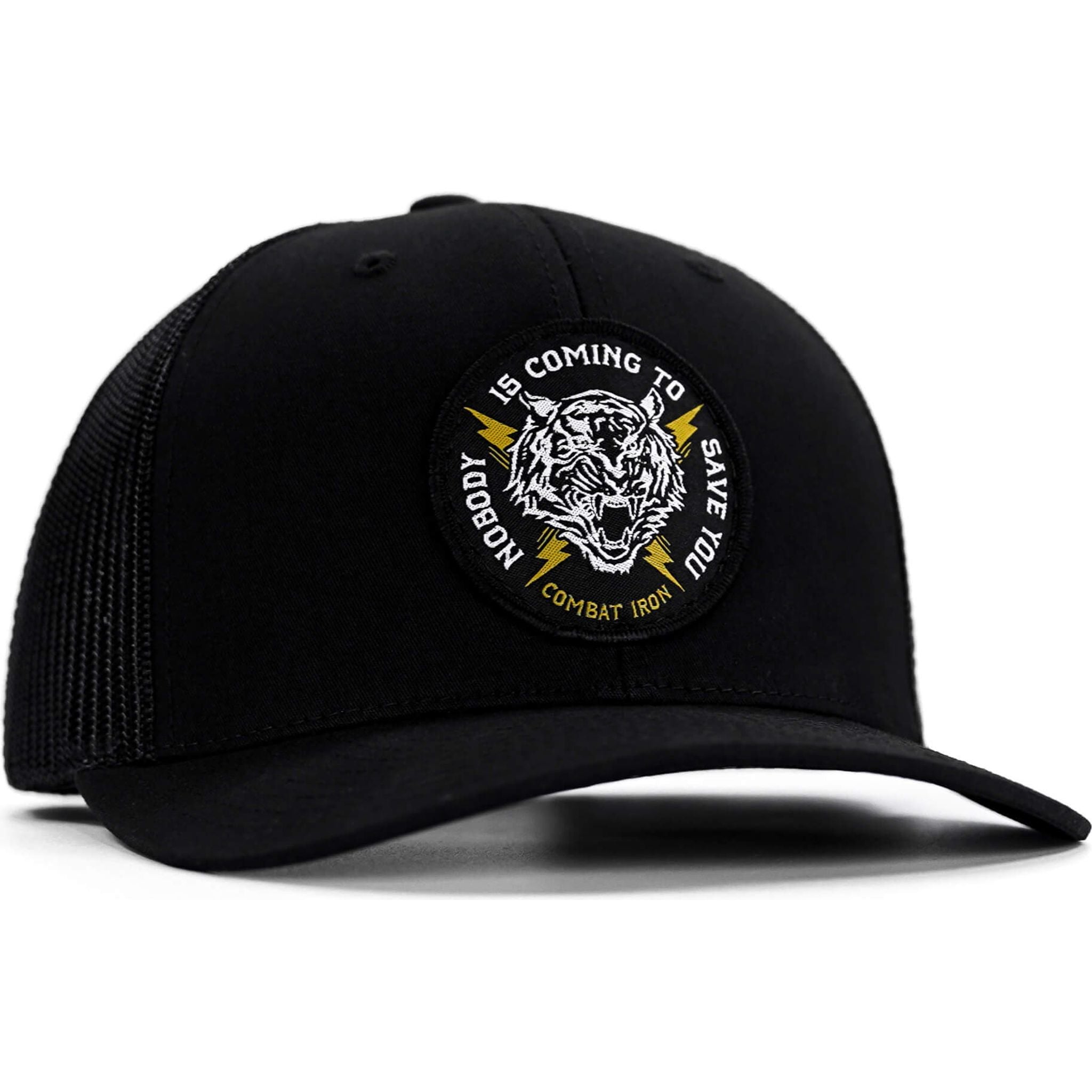 Nobody Is Coming To Save You Aufnäher Snapback-Kappe
