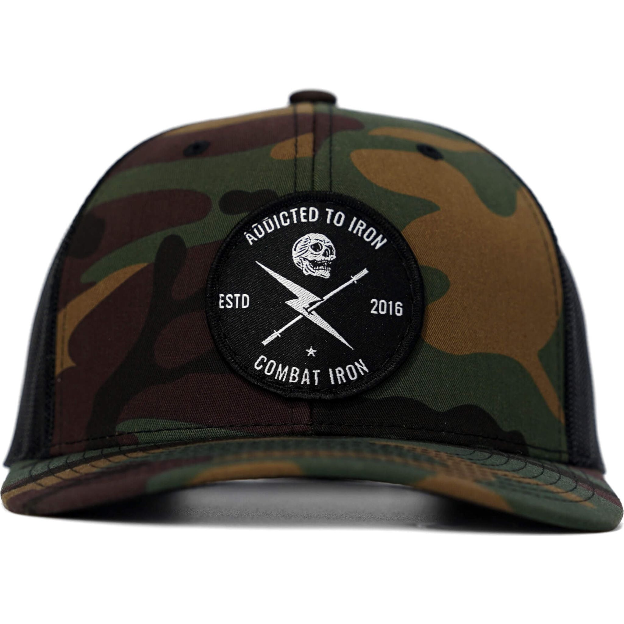 Addicted To Iron Patch Snapback Mütze