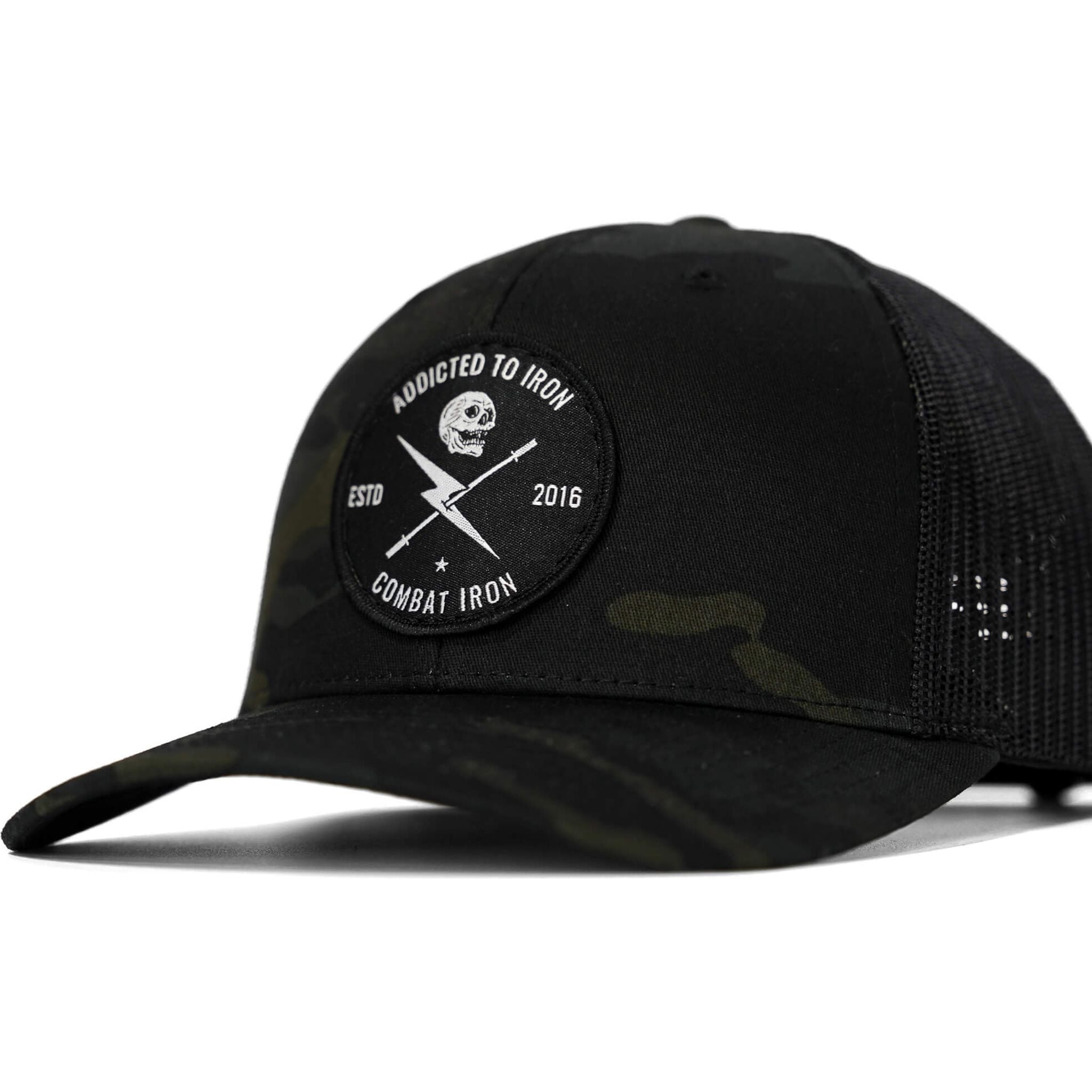 Addicted To Iron Patch Snapback Mütze