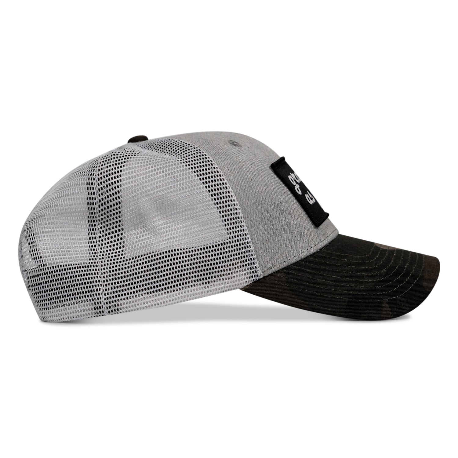Grateful As F*ck Patch Mesh Snapback Cap