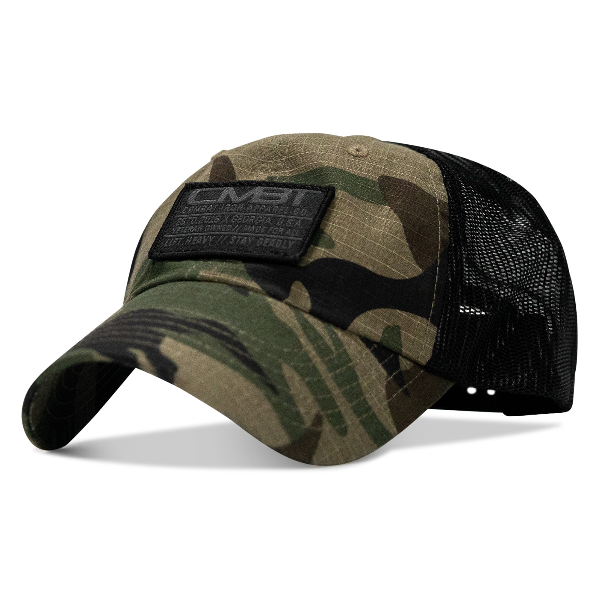 Branded CMBT Low Profile Ripstop Snapback Hat
