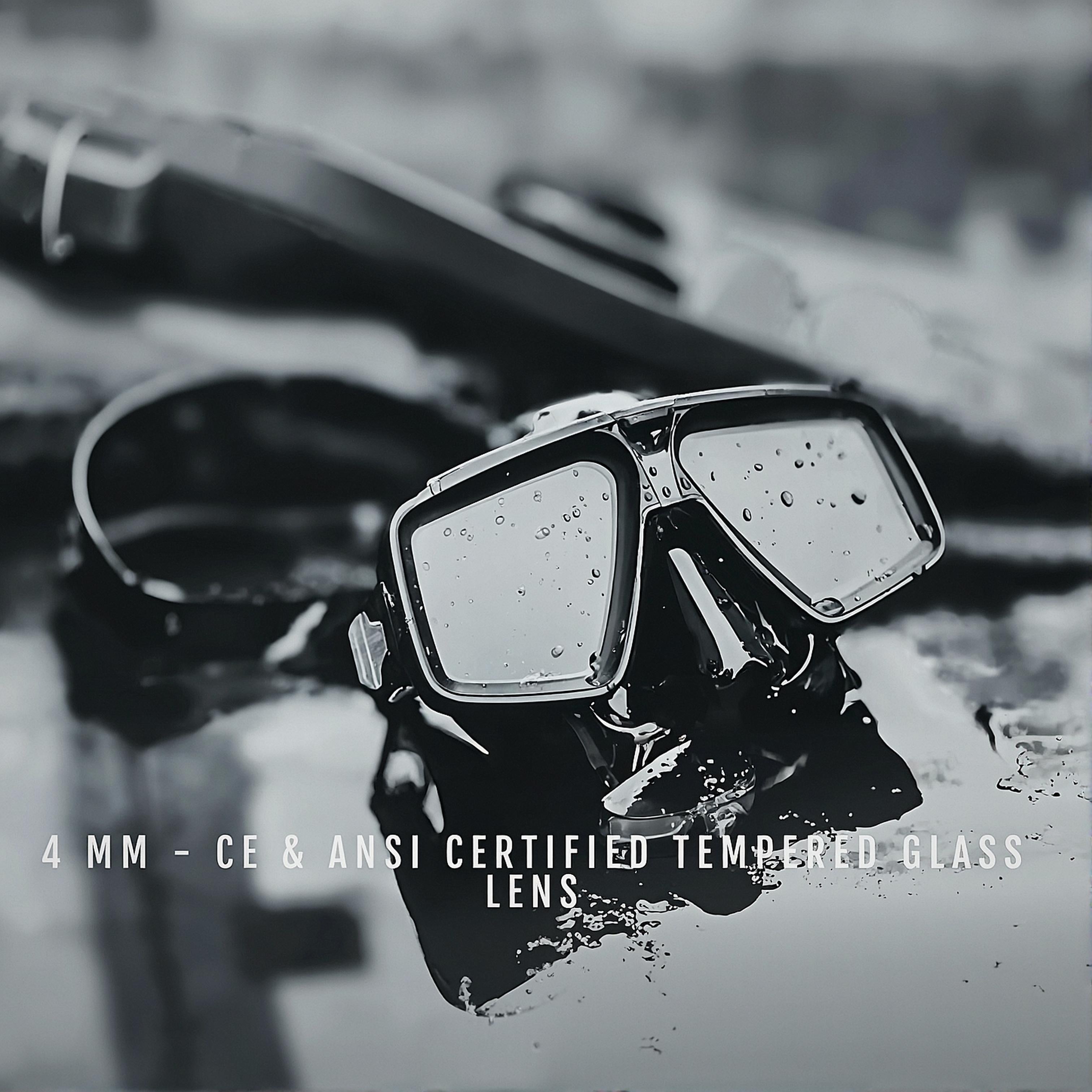 ATACLETE Low-Volume BUDS Twin Lens Dive Mask & Snorkel Combo