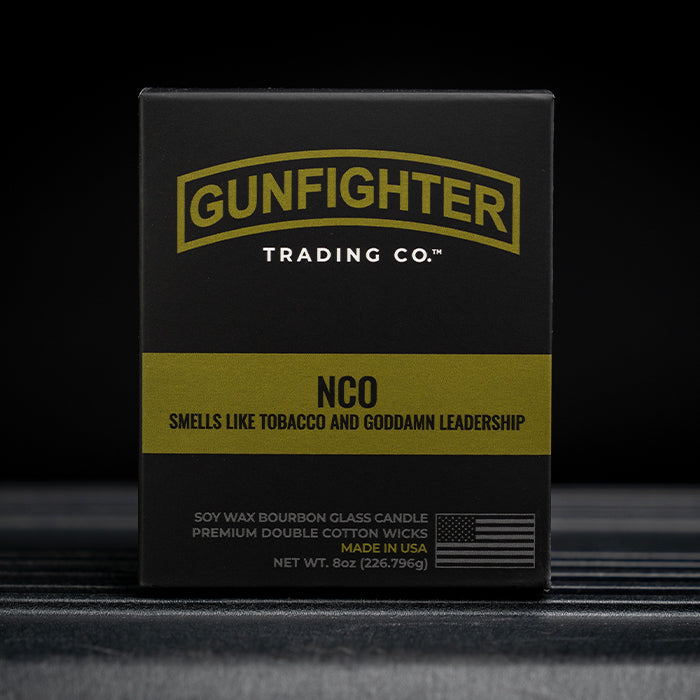 NCO CANDLE (EMBOSSED M1 GARAND)