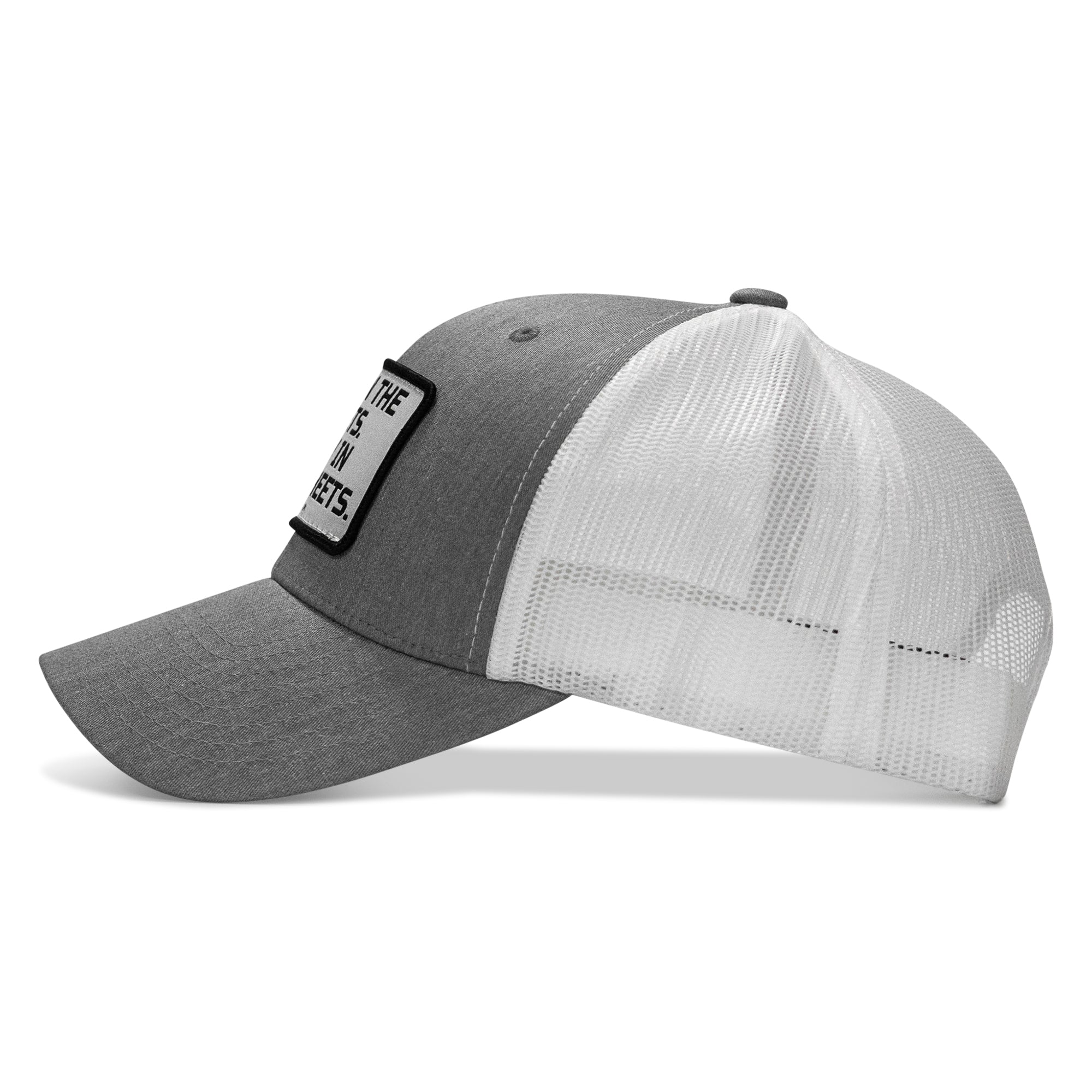 Dad In The Streets. Daddy In The Sheets. White Patch Snapback Hat