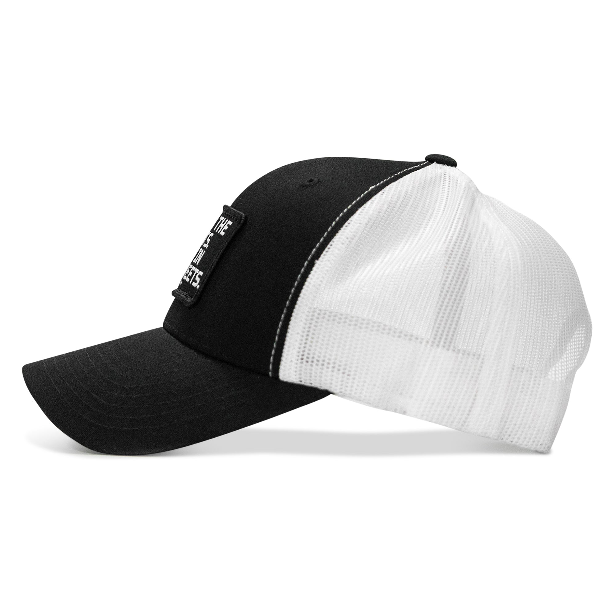 Dad In The Streets. Daddy In The Sheets. Black Patch Snapback Hat