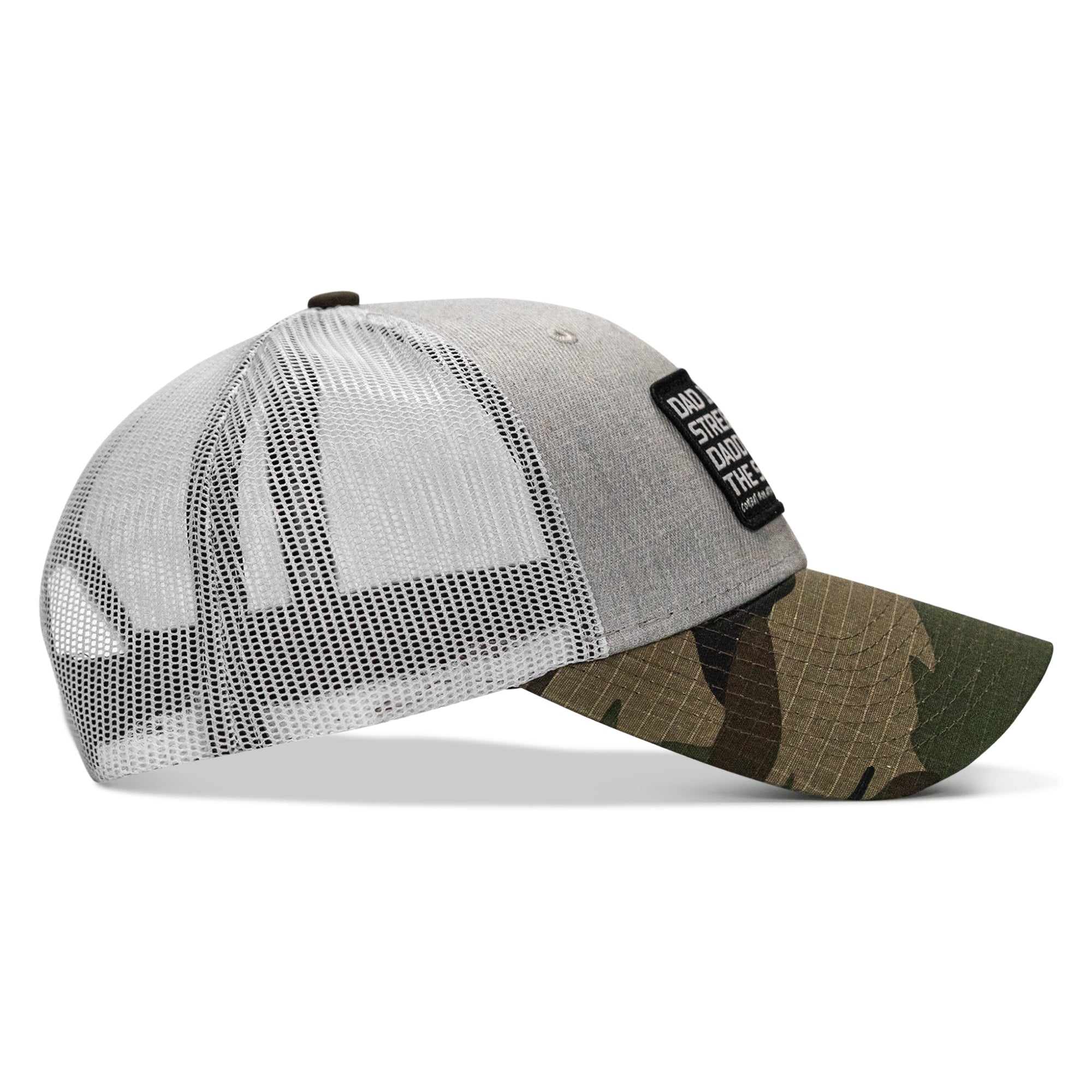 Dad In The Streets. Daddy In The Sheets. Black Patch Snapback Hat