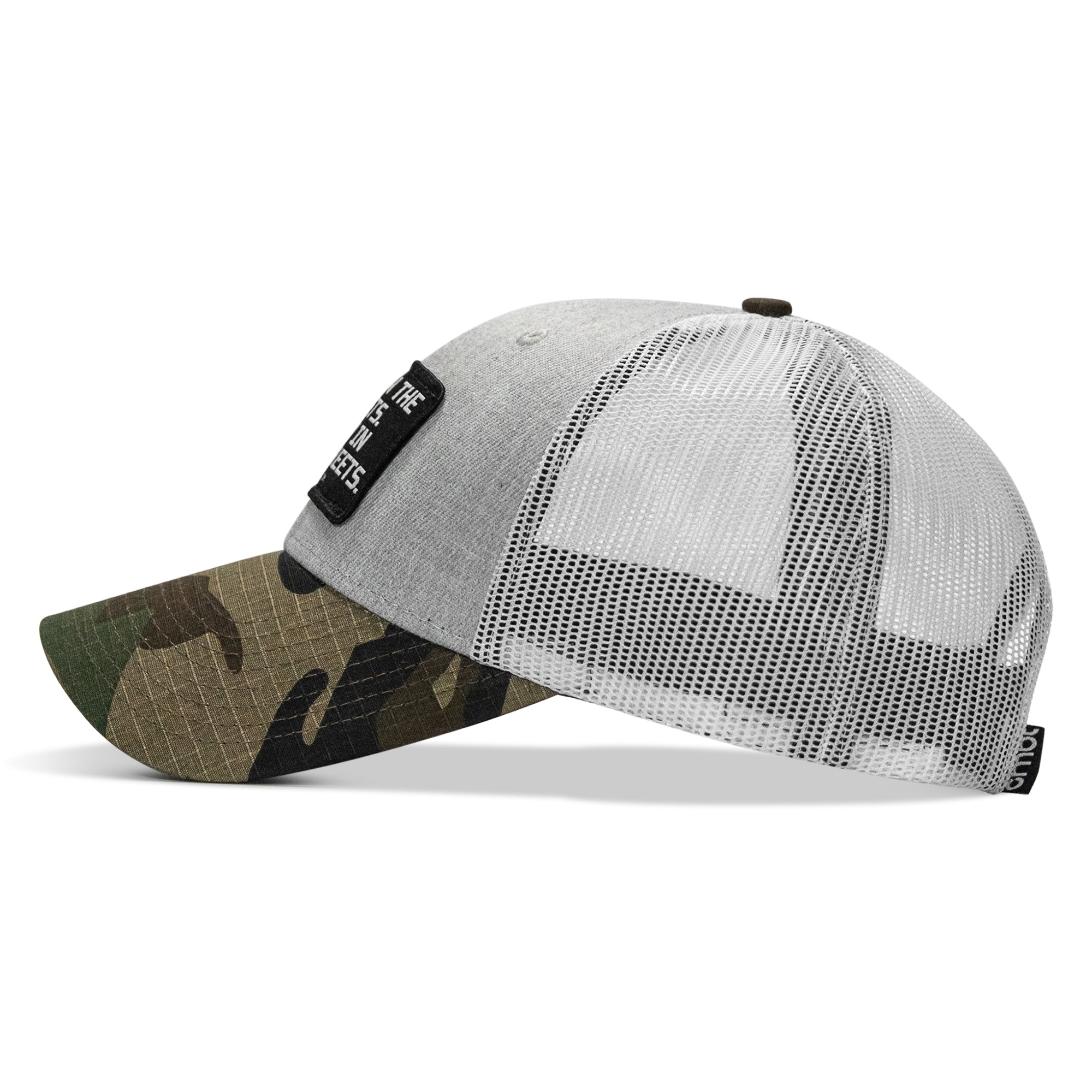 Dad In The Streets. Daddy In The Sheets. Black Patch Snapback Hat