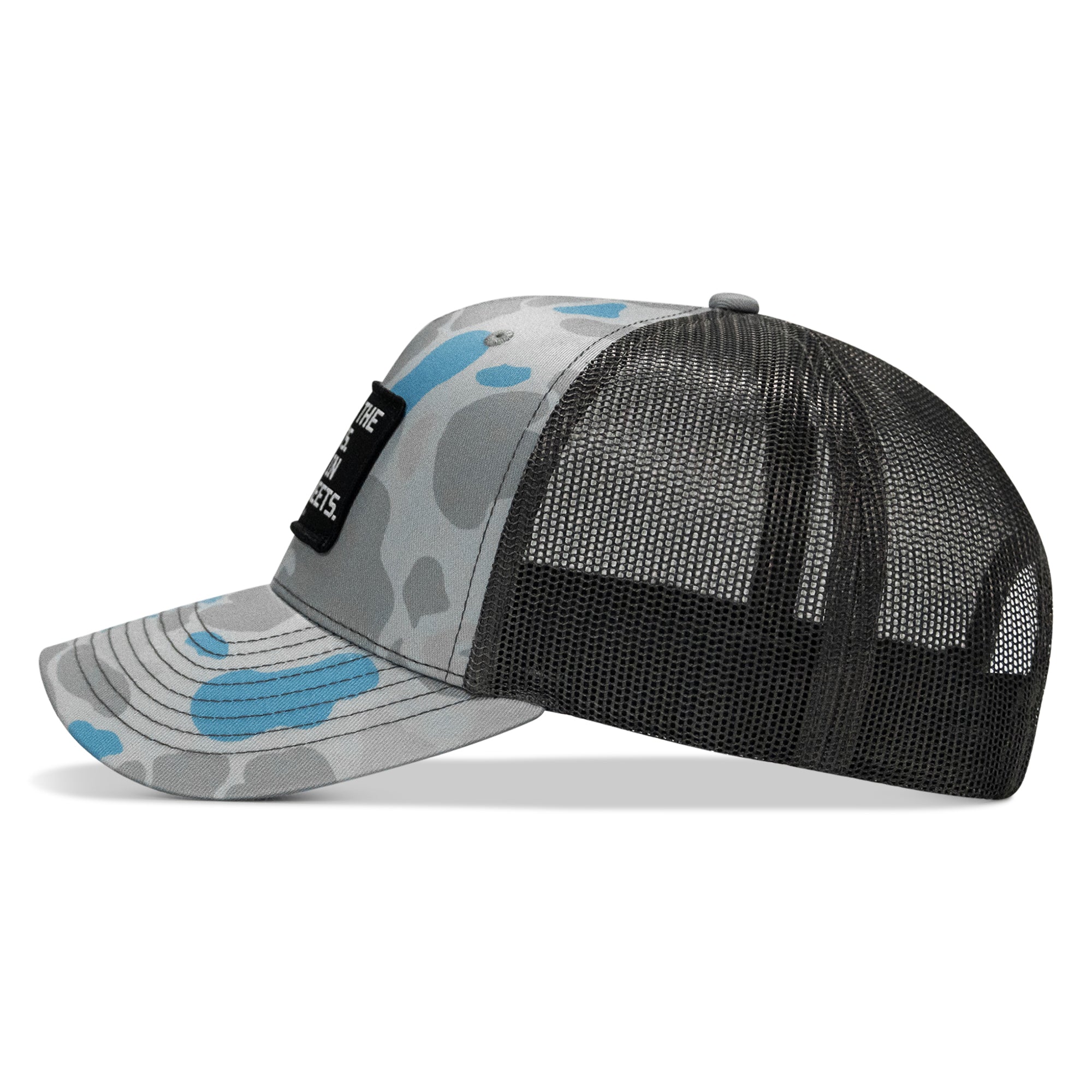 Dad In The Streets. Daddy In The Sheets. Black Patch Snapback Hat