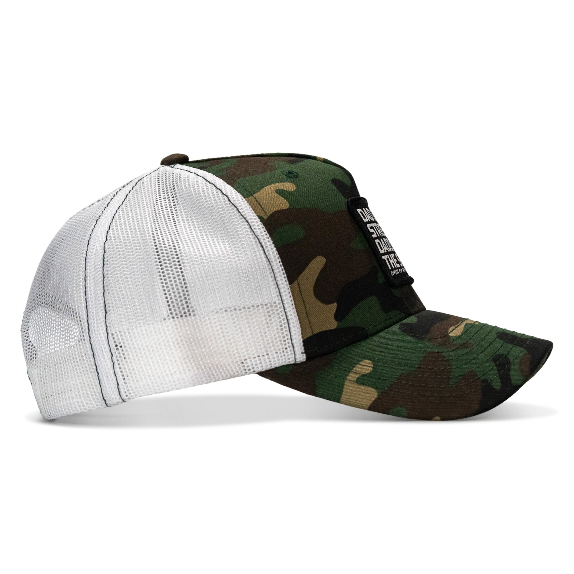 Dad In The Streets. Daddy In The Sheets. Black Patch Snapback Hat
