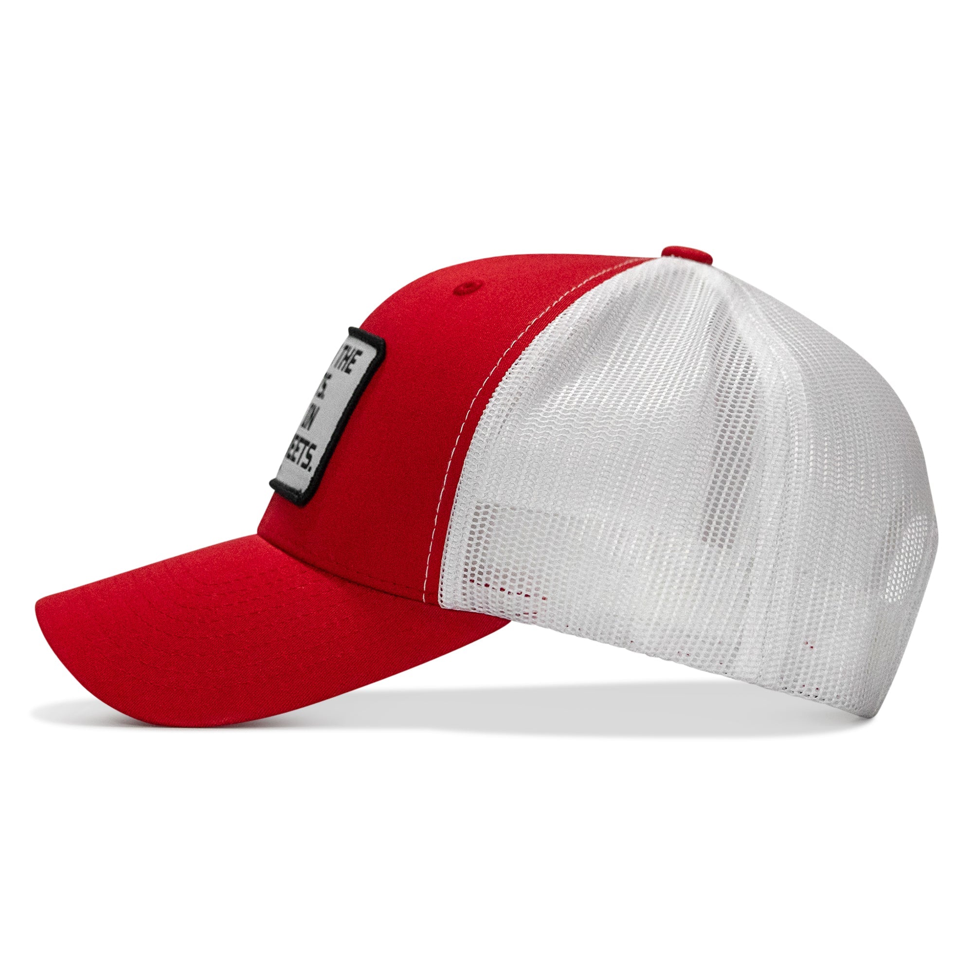 Dad In The Streets. Daddy In The Sheets. White Patch Snapback Hat