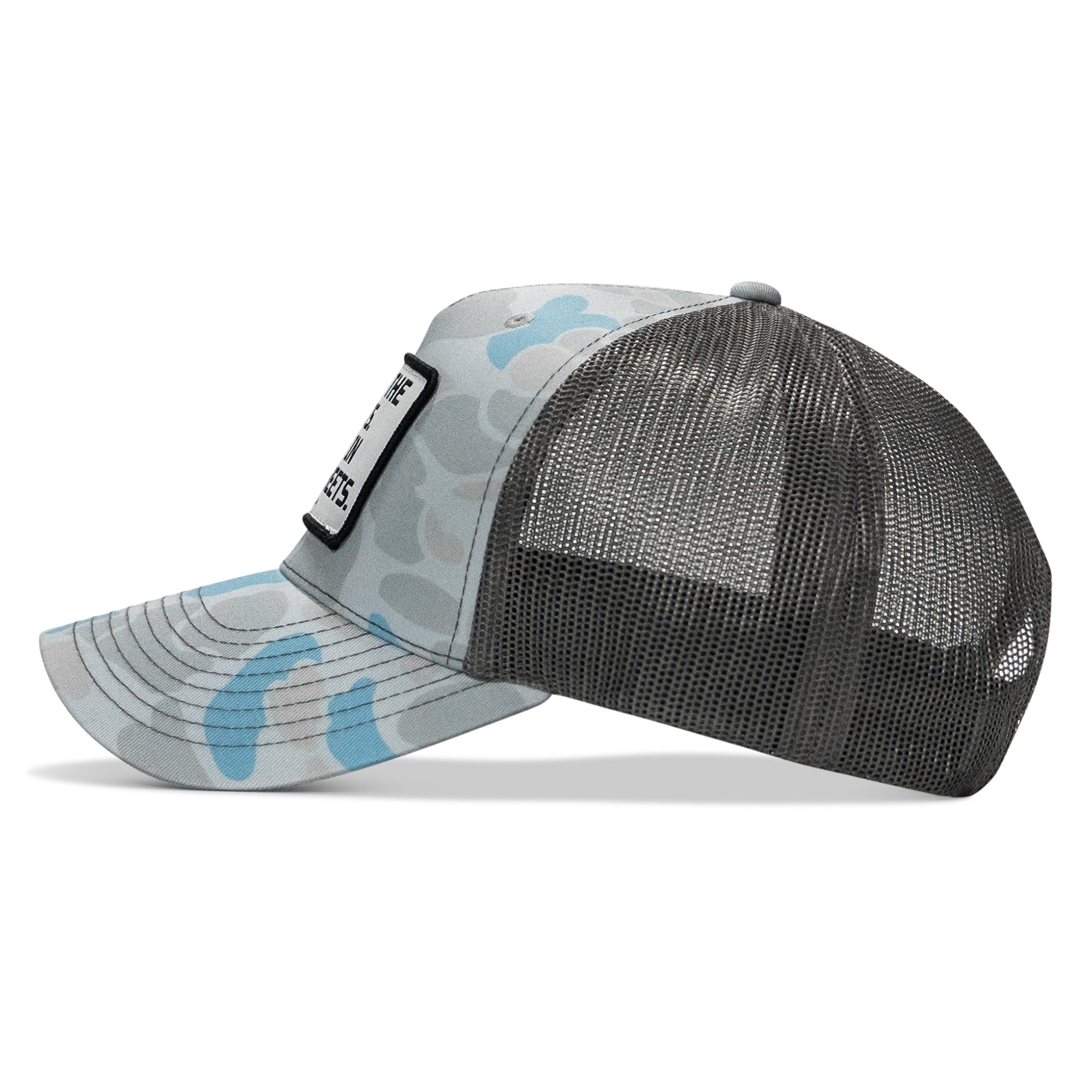 Dad In The Streets. Daddy In The Sheets. White Patch Snapback Hat