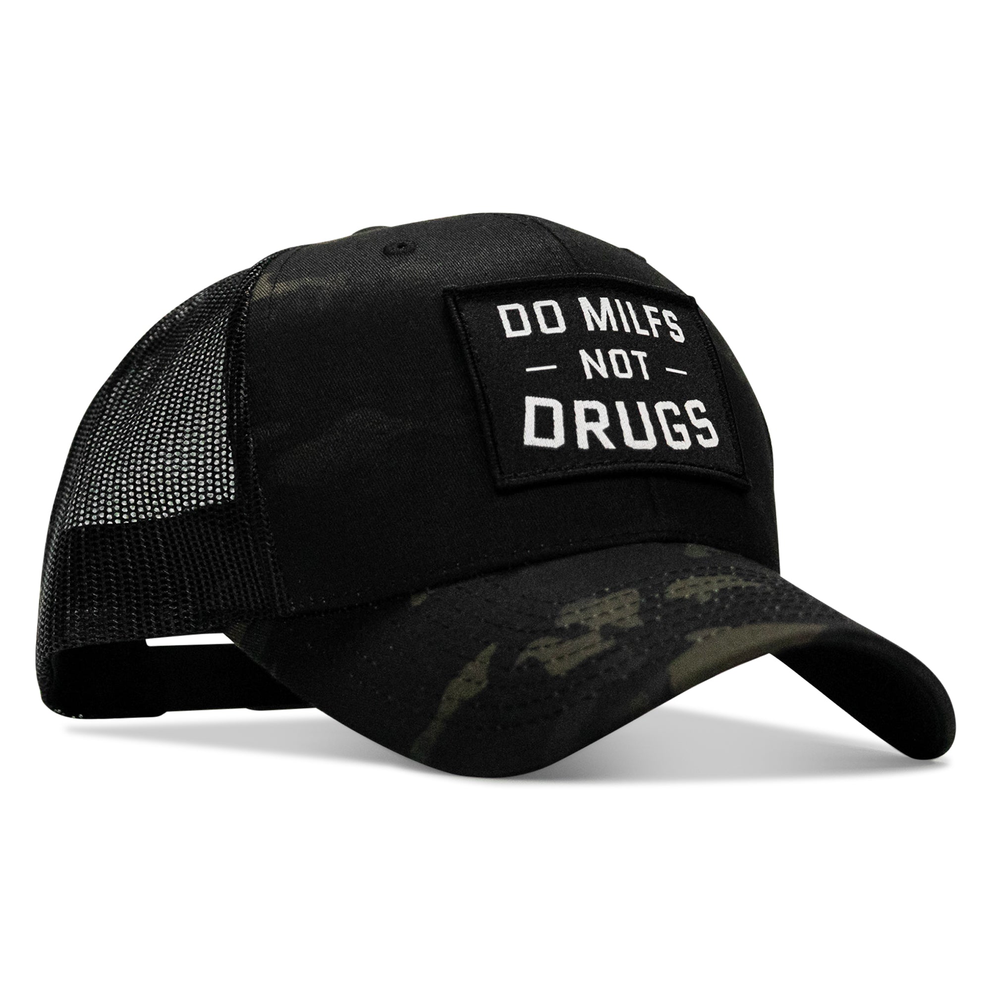 Do Milfs. Not Drugs. Patch Snapback HAT