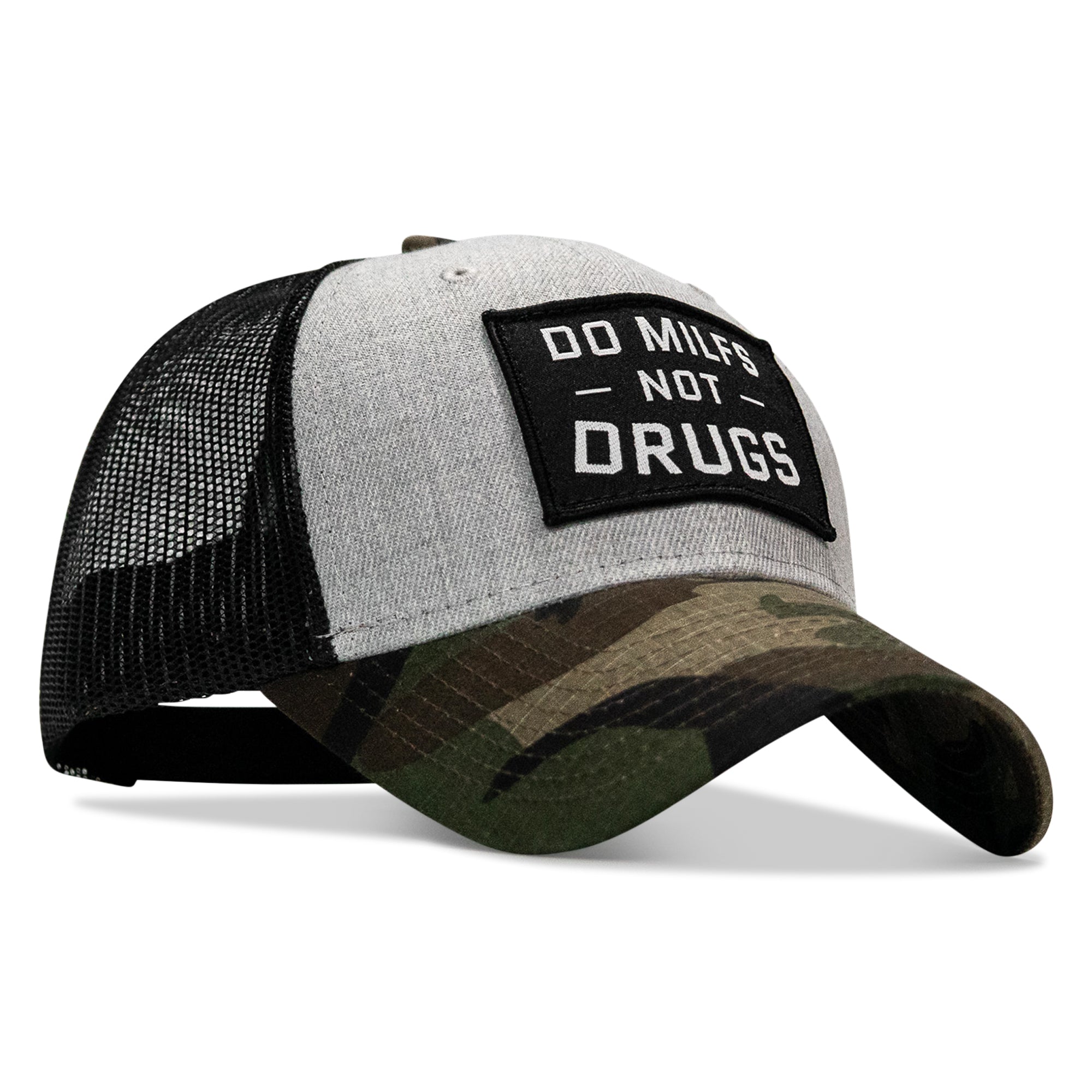 Do Milfs. Not Drugs. Patch Snapback HAT