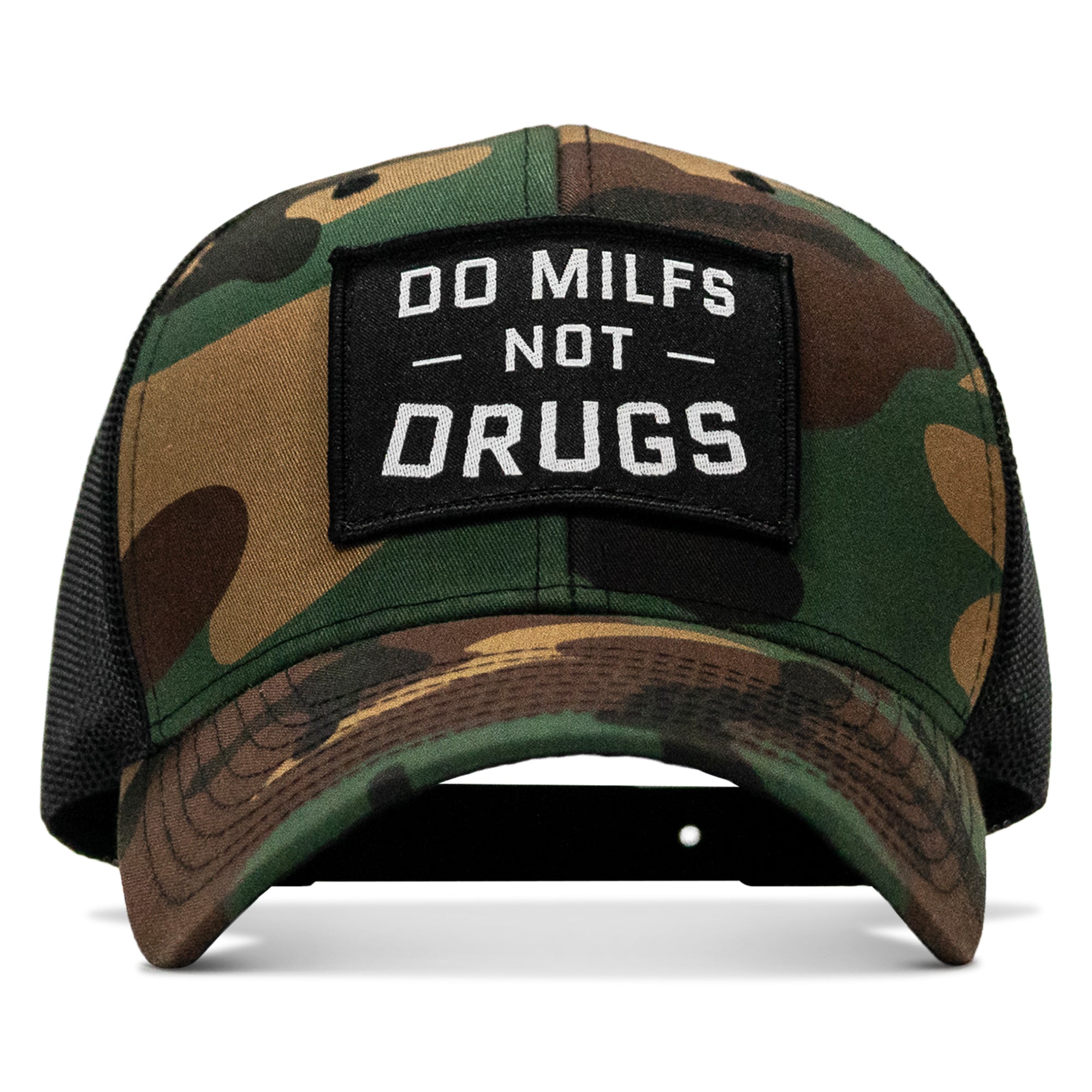 Do Milfs. Not Drugs. Patch Snapback HAT