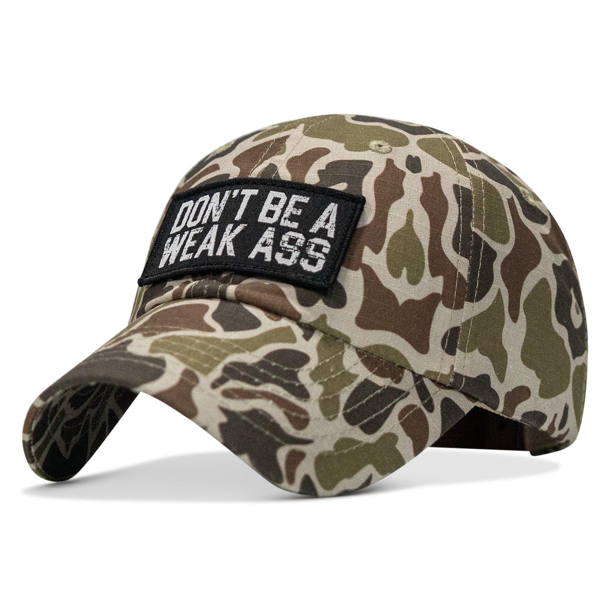 Don't Be A Weak Ass Patch Low Profile RipStop Hat