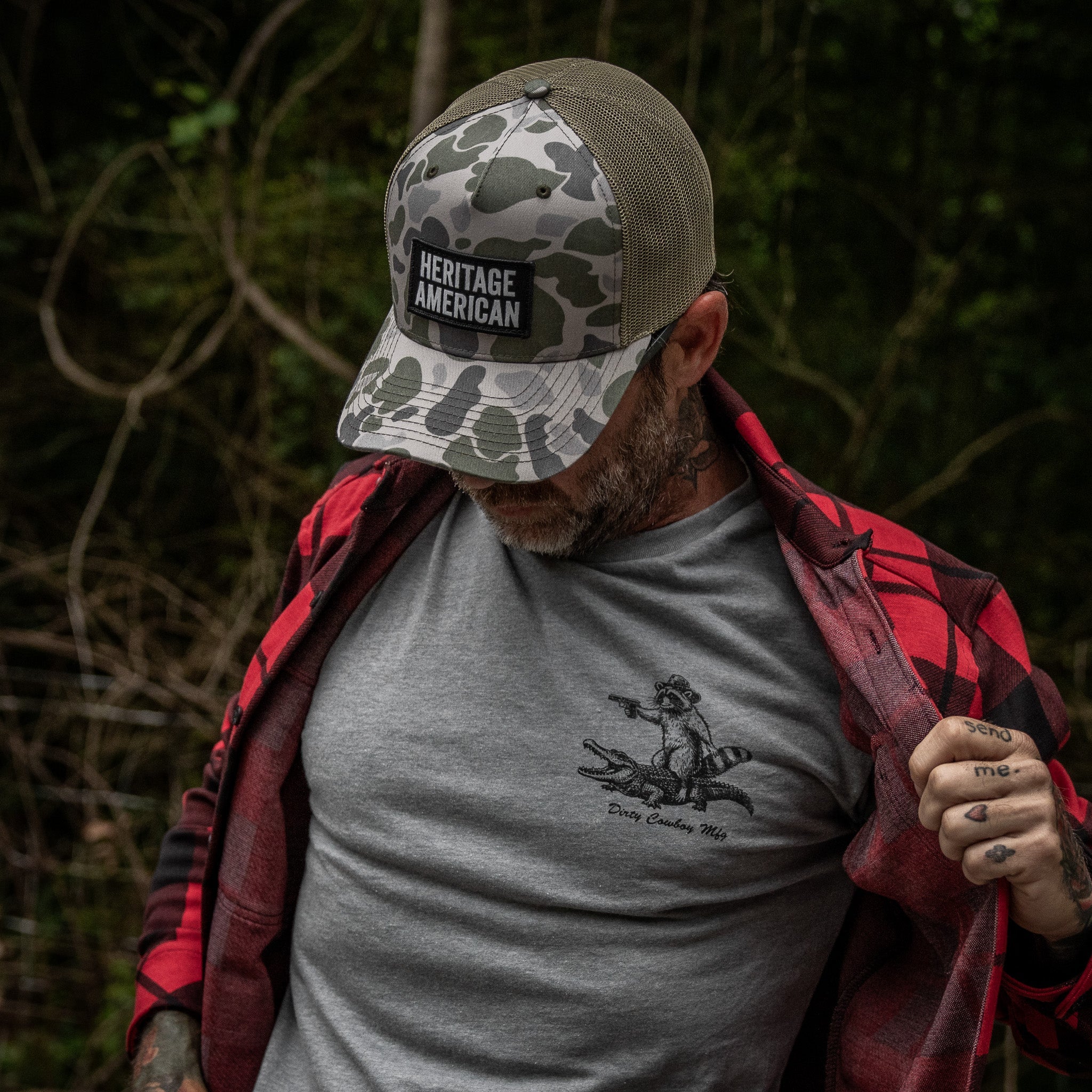 Heritage American Patch Snapback Hat